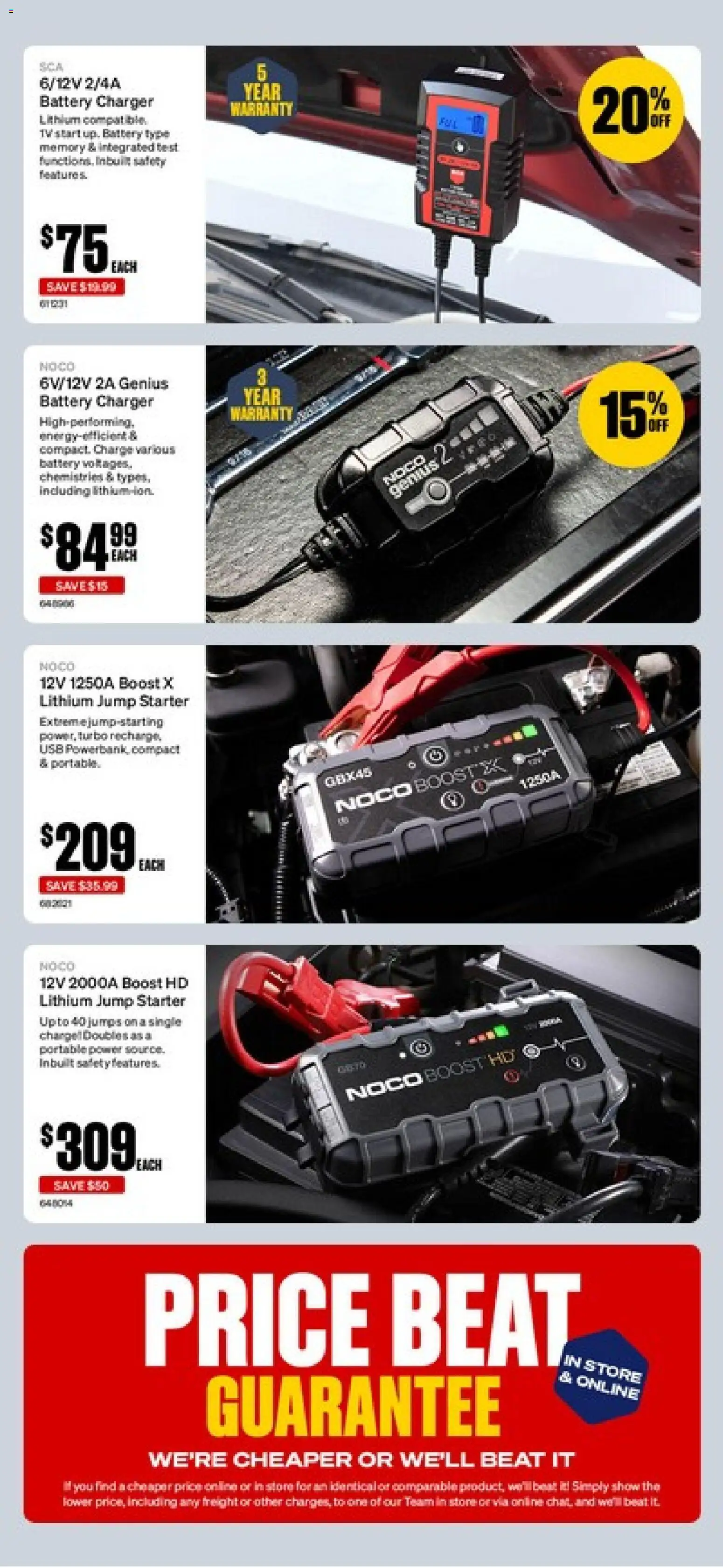 Supercheap Auto catalogue - valid from 04.03.2026 | Page: 10 | Products: Charger, Tv, Usb, Portable