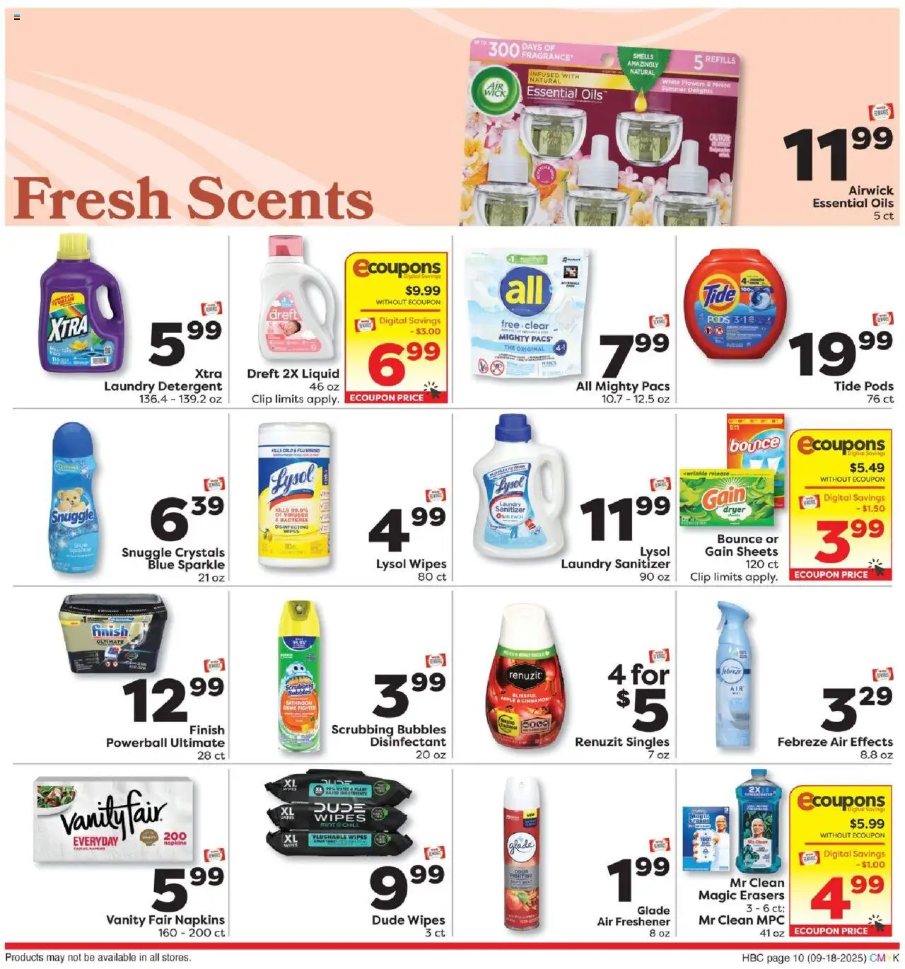 Weis Hello Autumn - valid from 18.09.2025 | Page: 10 | Products: Clip, Detergent, Melon, Dryer