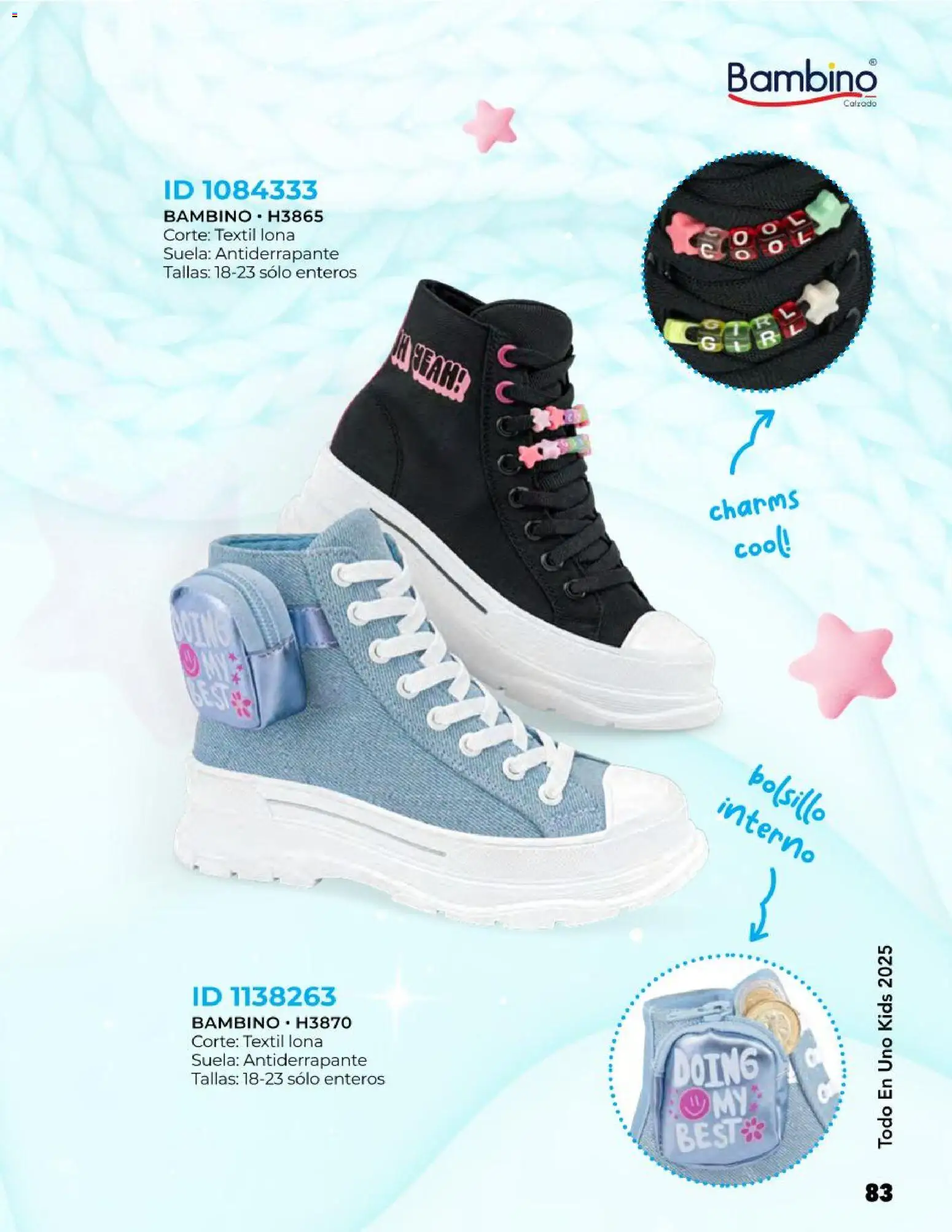 Nuevas ofertas de Price Shoes válidas en toda la República Mexicana desde el 27.10.2025. ¡Encuentra las mejores ofertas en Price Shoes catálogo Kids todo en uno! | Página: 83 | Productos: Lona