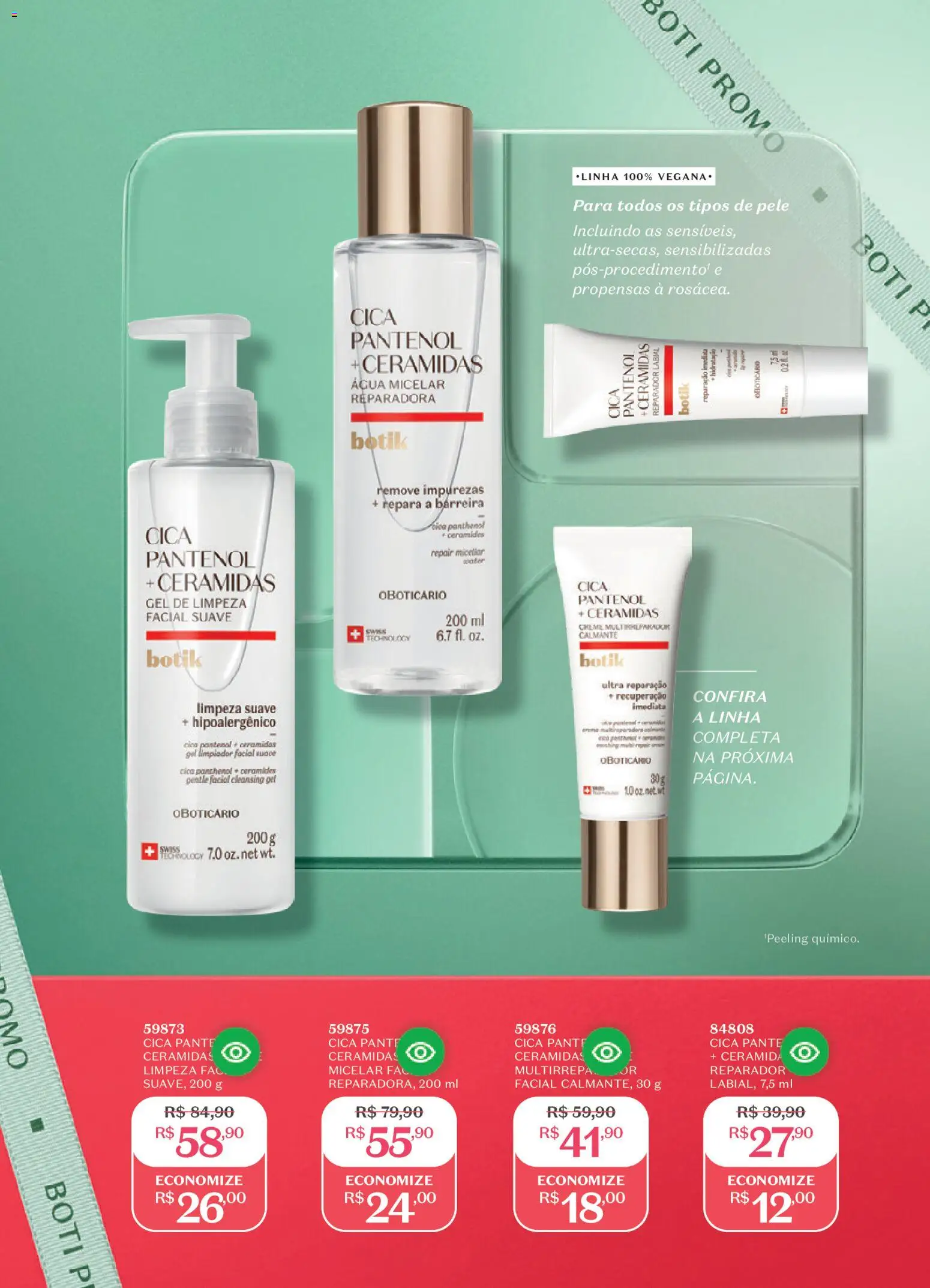 O Boticário Folheto - válido de 26.12.2025 | Página: 161 | Produtos: Água micelar, Gel de limpeza, Creme