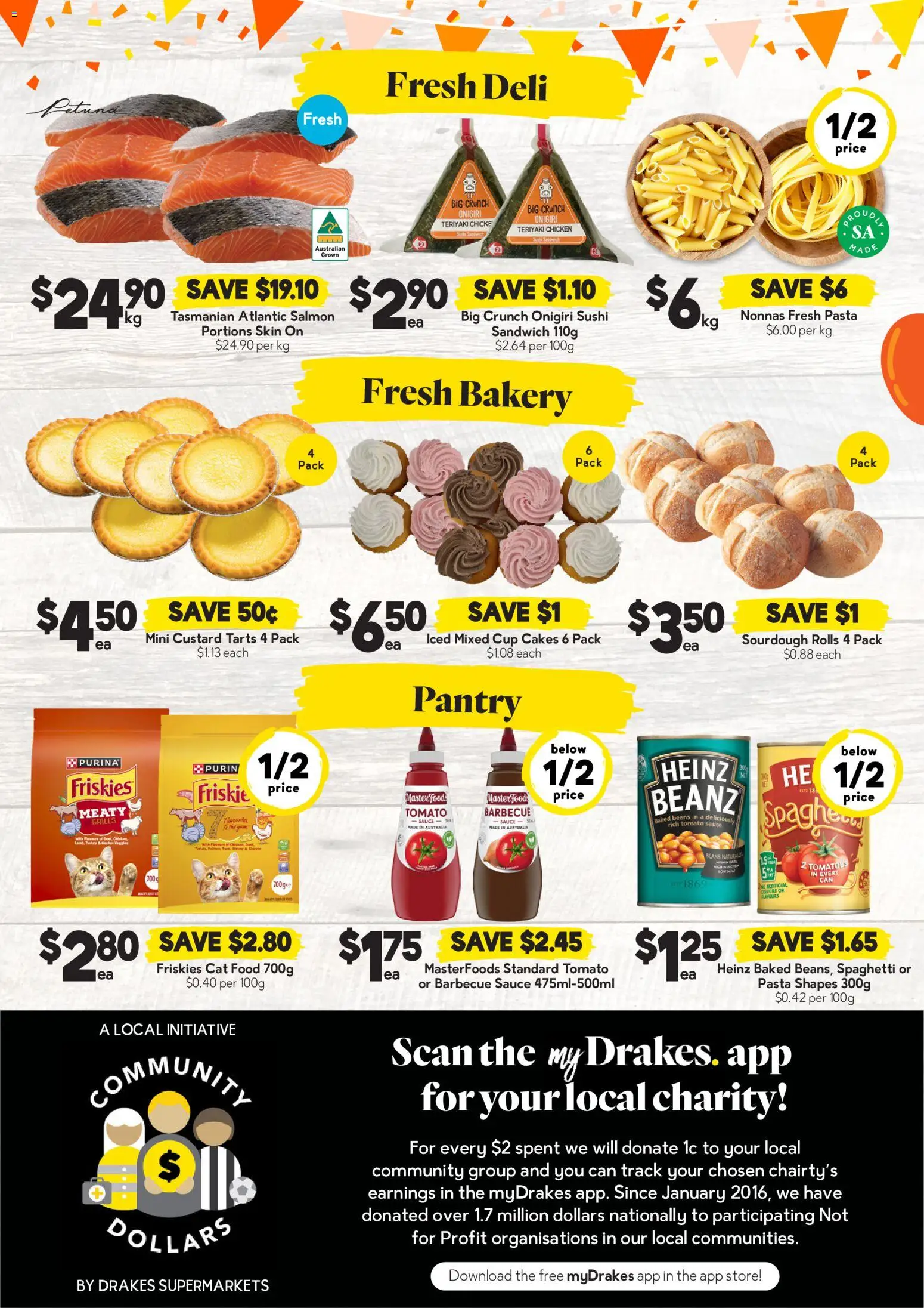Drakes catalogue - valid from 03.12.2025 | Page: 3 | Products: Chicken, Salmon, Sauce, Bakery