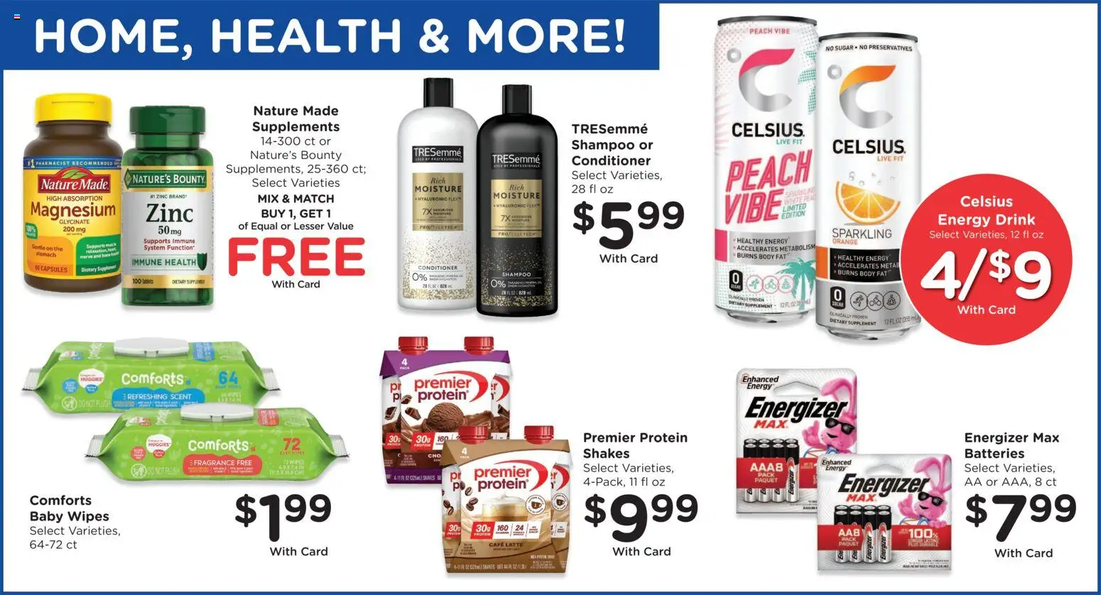 QFC Weekly Ad - valid from 07.01.2026 | Page: 9 | Products: Magnesium, Zinc, Fragrance, Conditioner