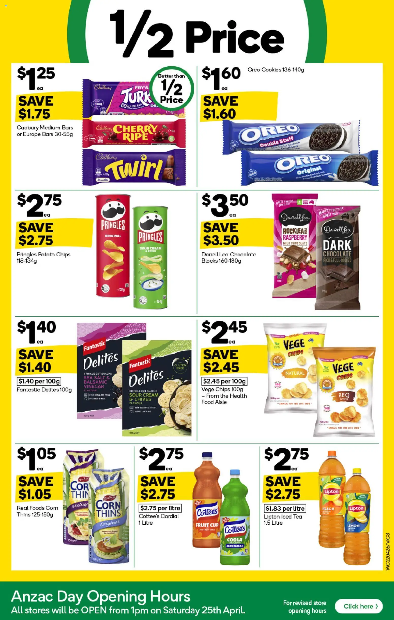 Woolworths catalogue - valid from 22.04.2026 | Page: 3 | Products: Milk, Salt, Lemon, Raspberry