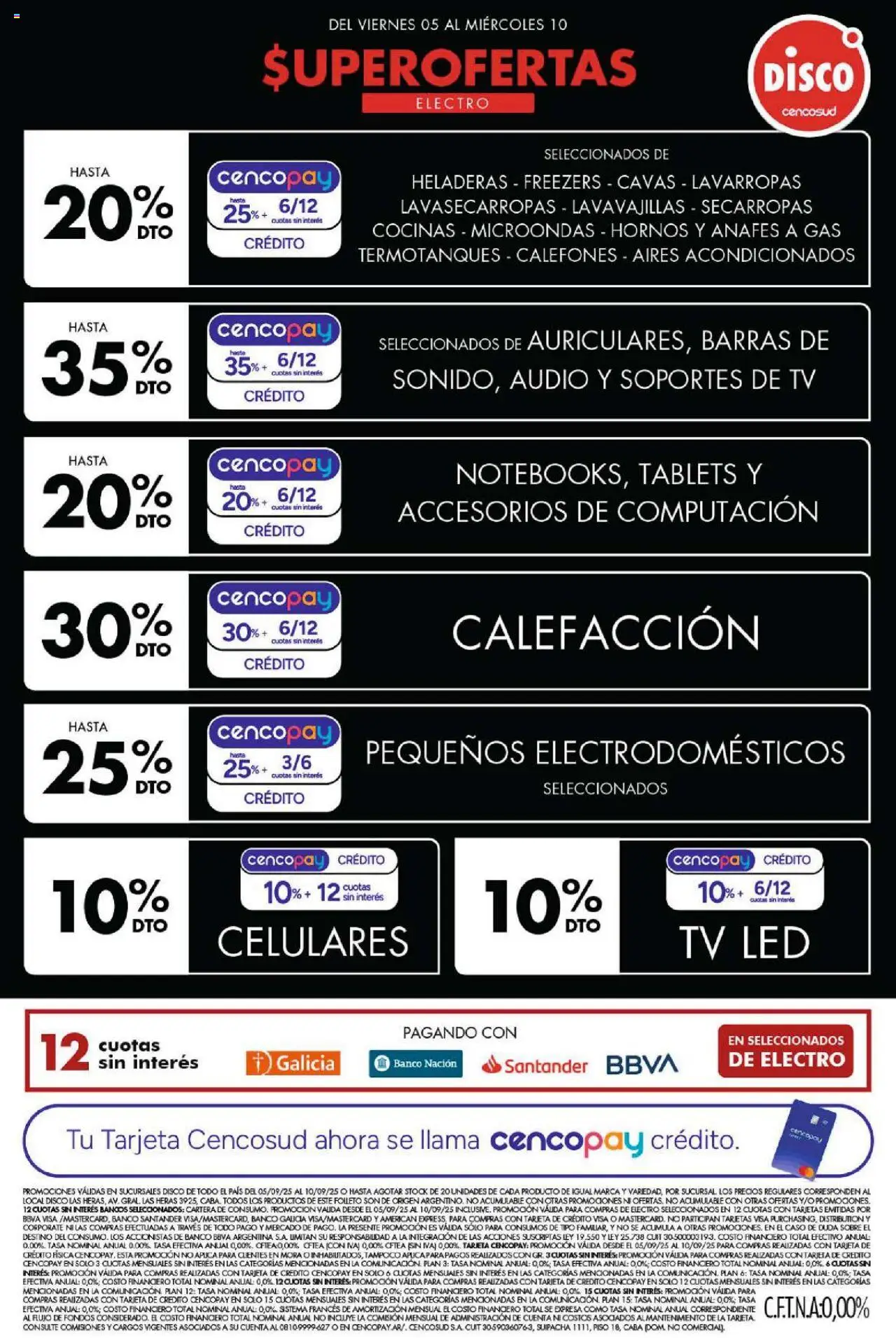 Disco - Non Food │ válido desde el 05.09.2025 | Página: 3 | Productos: Audio, Caso, Lavavajillas, Banco