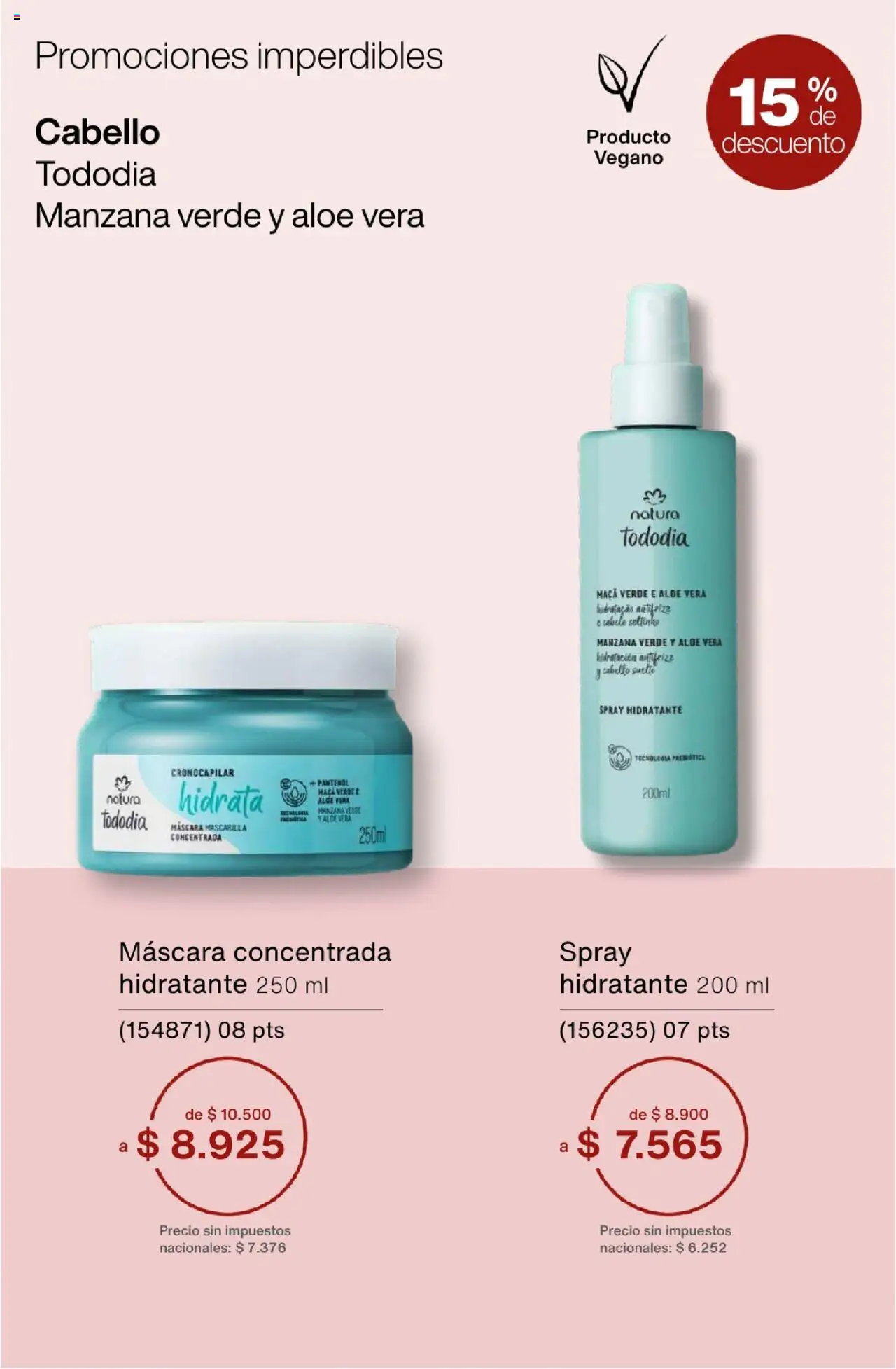 Catálogo Natura Ciclo 13 │ válido desde el 11.09.2025 | Página: 82 | Productos: Mascarilla, Máscara, Manzana