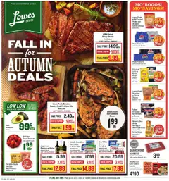 Preview of Lowes Foods weekly ads valid from 15.10.2025