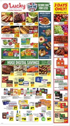 Preview of Lucky Supermarkets weekly ads valid from 04.02.2026