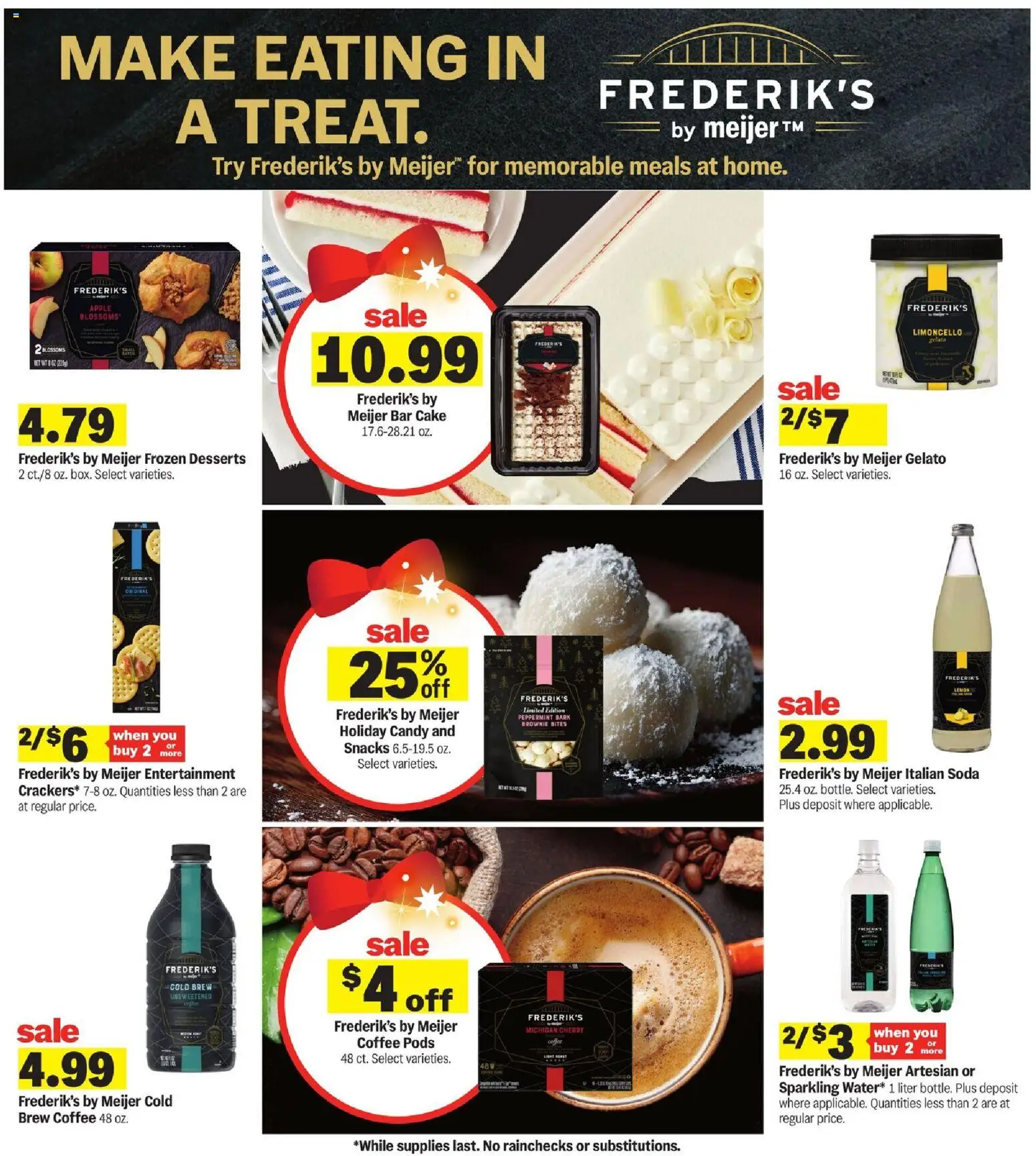 Meijer Weekly Ad - MI - valid from 17.12.2025 | Page: 23 | Products: Peppermint, Coffee, Lemon, Brownie Bites