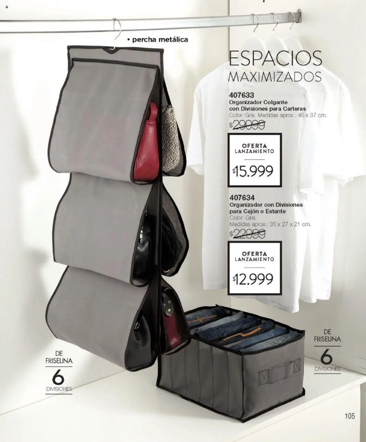 Violetta catálogo │ válido desde el 07.08.2025 | Página: 105 | Productos: Organizador, Percha, Estante