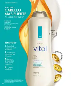 Vista previa de folleto Ésika - Campaña 2 de la Ésika válido desde 27.12.2025 | Página: 106 | Productos: Shampoo, Acondicionador