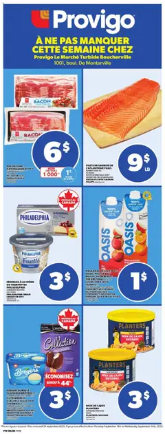 Preview of Provigo weekly flyer / circulaire from shop Provigo valid from 18.09.2025