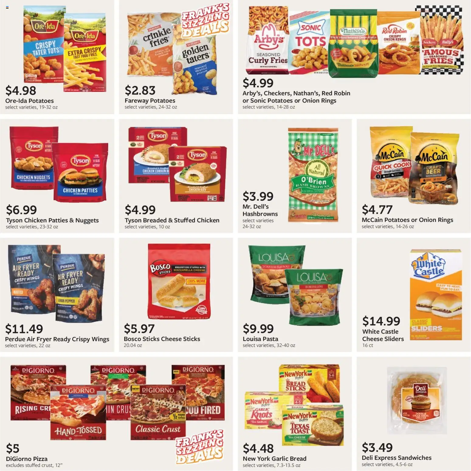 Fareway Monthly Ad - valid from 03.11.2025 | Page: 22 | Products: Pizza, Pasta, Pepper, Onion