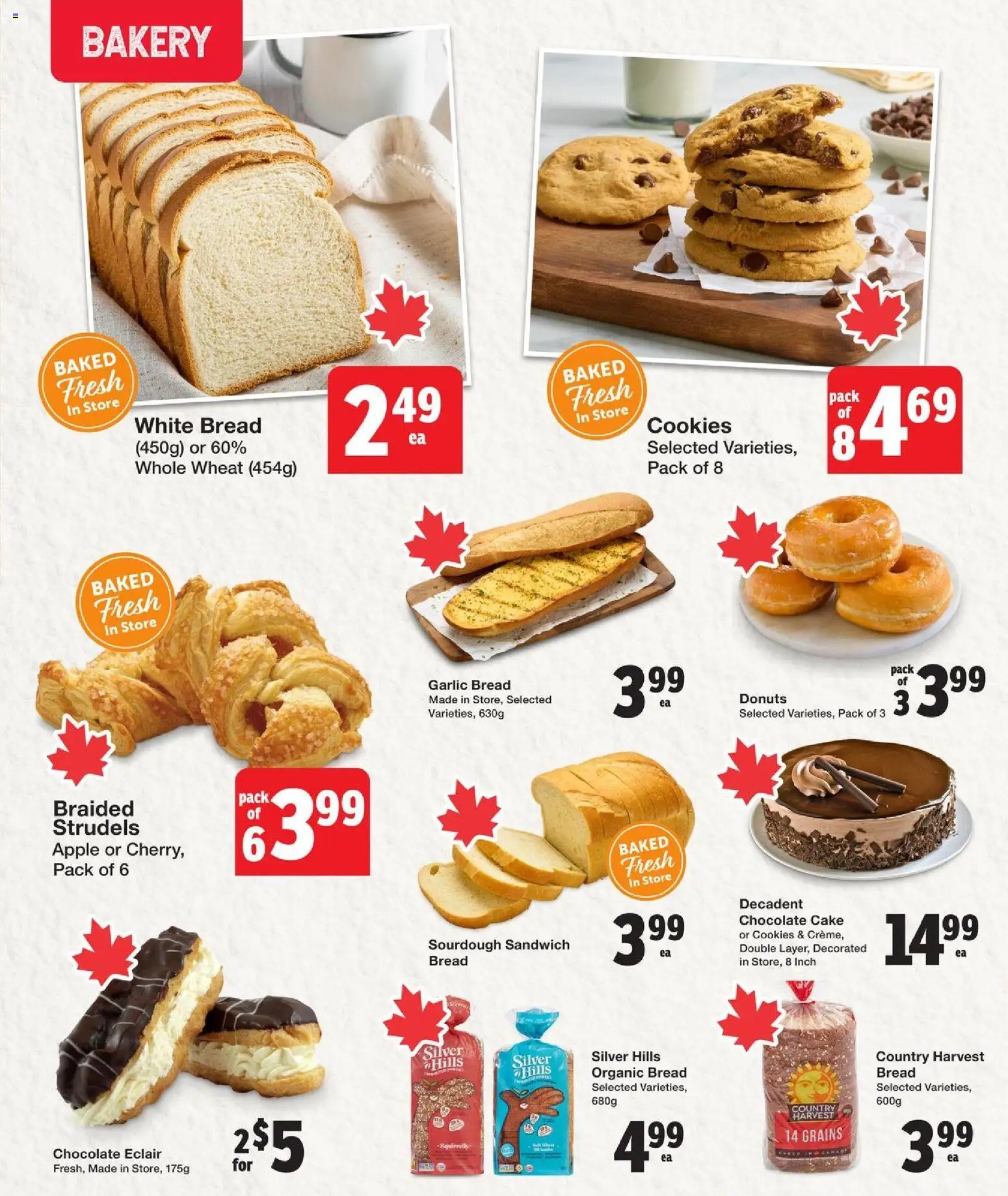 Quality Foods flyer valid from 30.04.2026 | Page: 7 | Products: Cookies, Bakery, Bread, Chocolate
