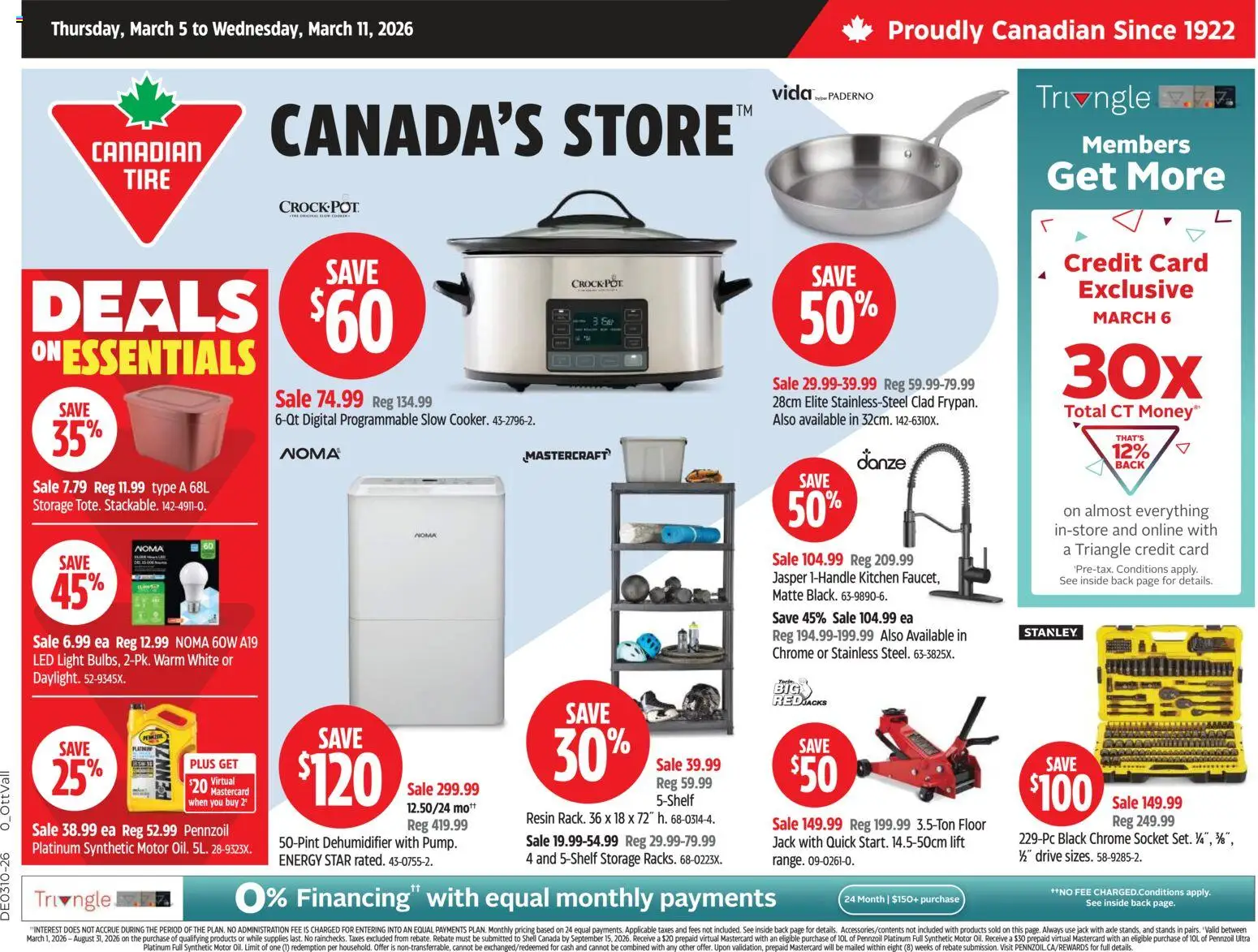 Canadian Tire flyer valid from 05.03.2026 | Page: 1 | Products: Socket
