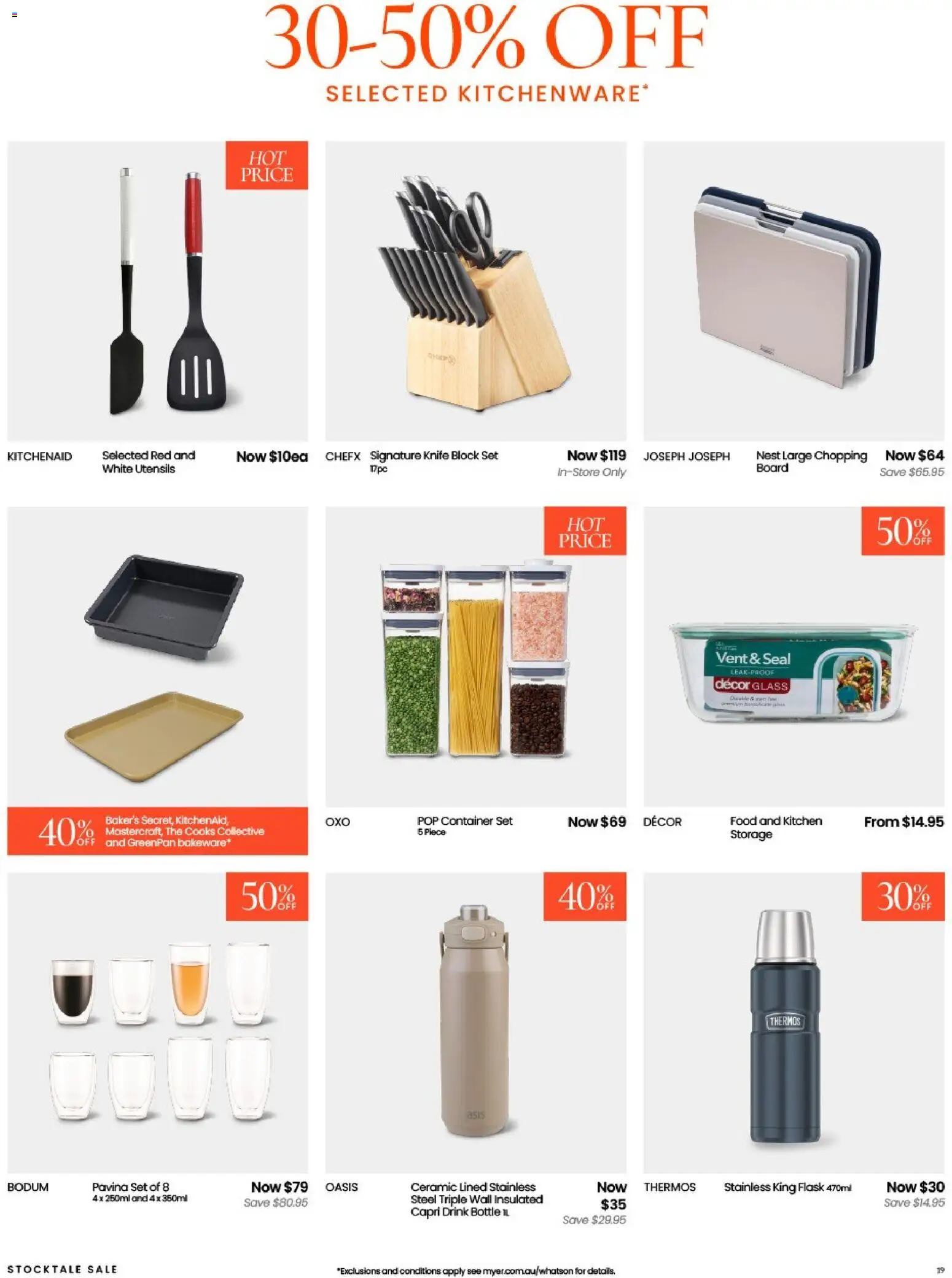 Myer catalogue - valid from 26.12.2025 | Page: 19 | Products: Decor, Utensils