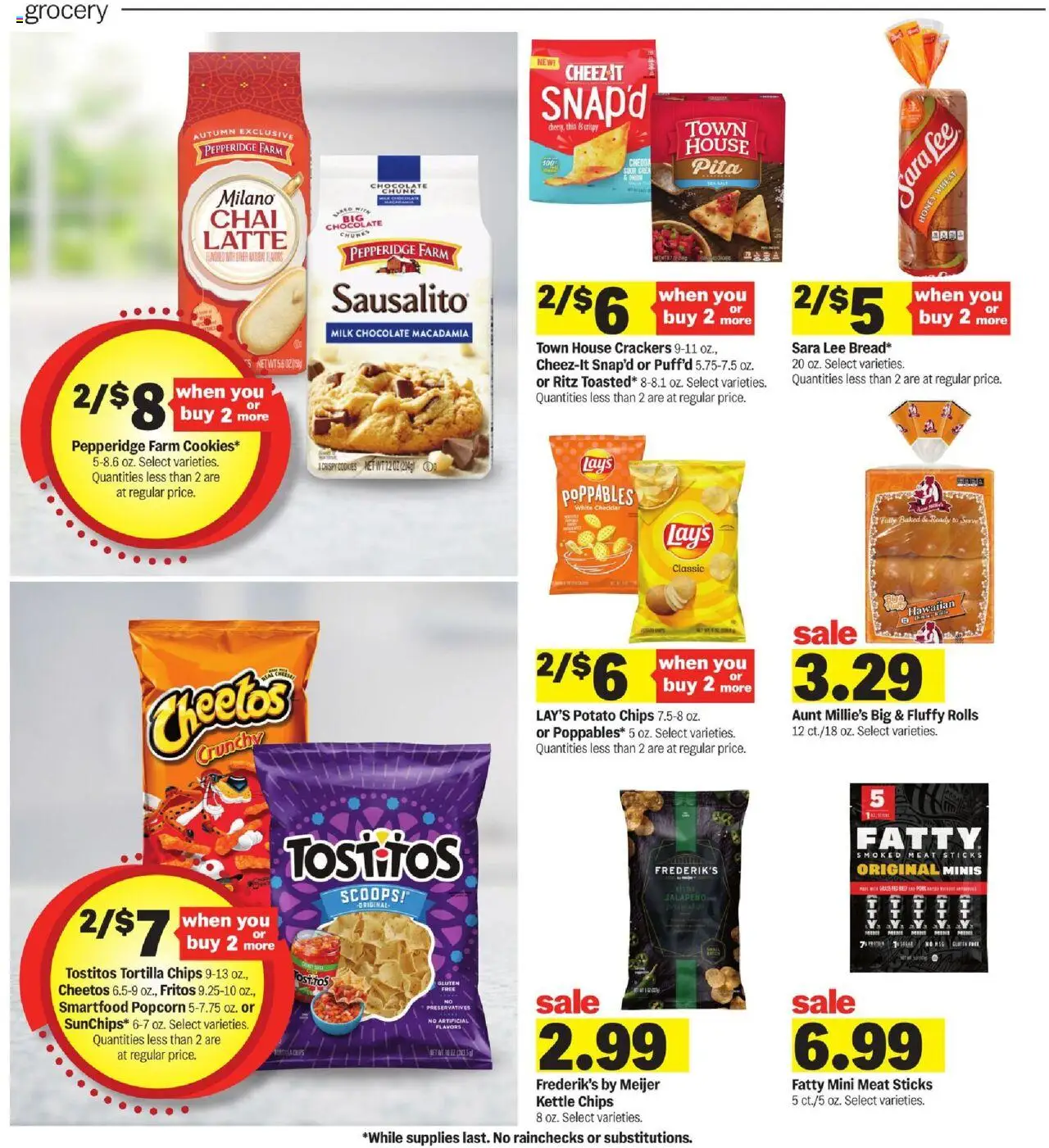 Meijer Weekly Ad - valid from 24.09.2025 | Page: 16 | Products: Milk, Chocolate, Chips, Cookies