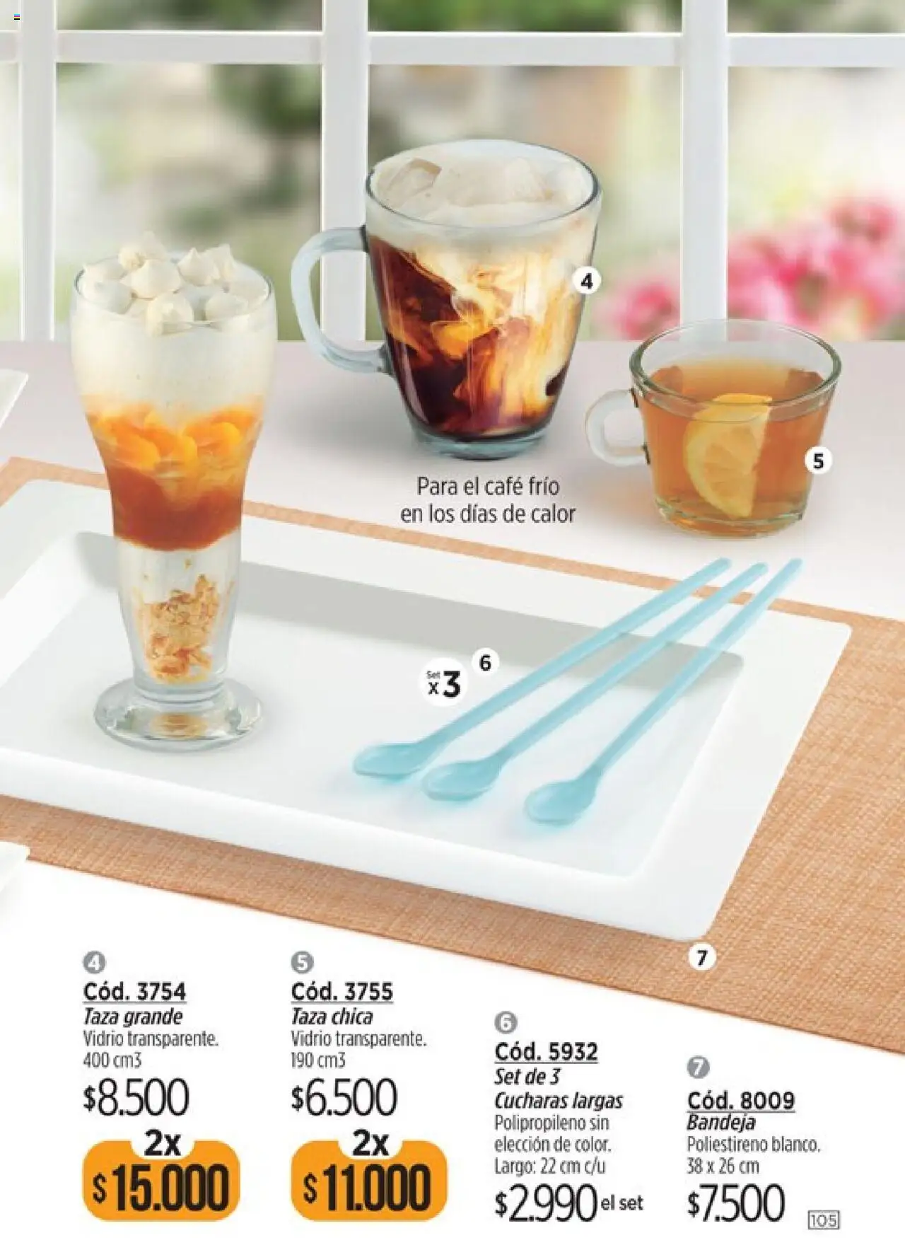 Catálogo Amodil Campaña 16 │ válido desde el 01.10.2025 | Página: 105 | Productos: Taza, Bandeja, Café