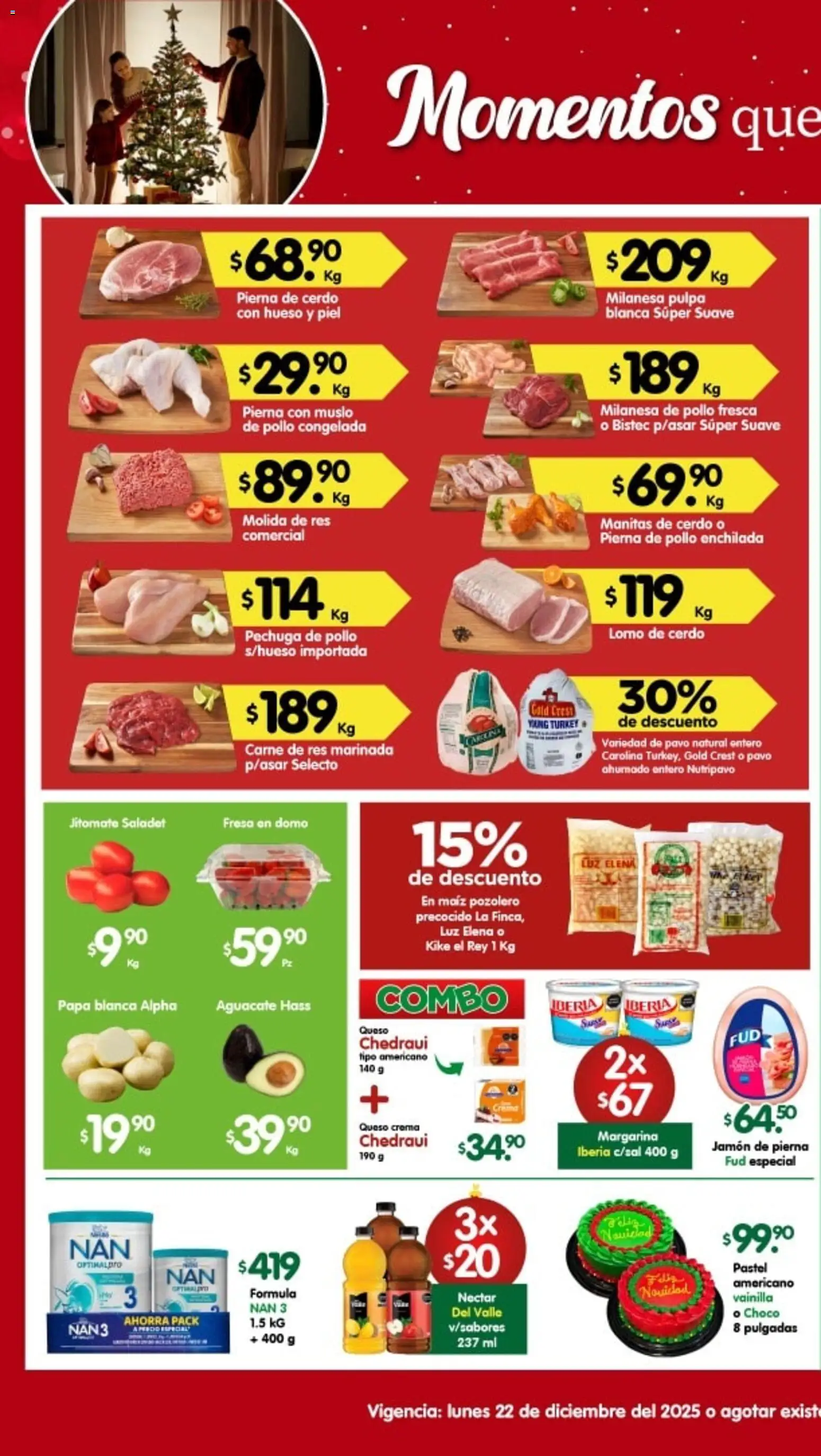 Nuevas ofertas de Arteli válidas en toda la República Mexicana desde el 22.12.2025. ¡Encuentra las mejores ofertas en Arteli folleto Tuxpan! | Página: 1 | Productos: Papa, Queso, Aguacate, Jamón