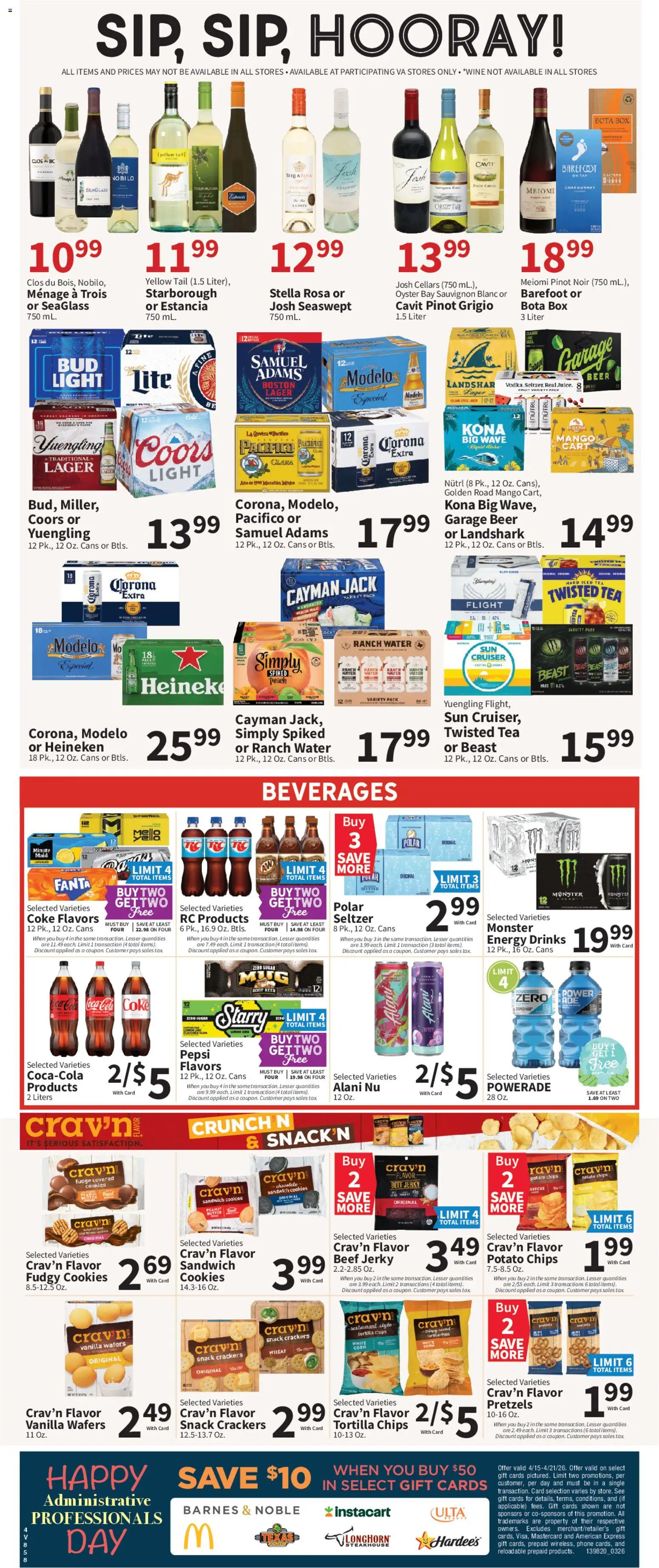 Food City Weekly Ad - valid from 15.04.2026 | Page: 6 | Products: Corn, Box, Butter, Tea