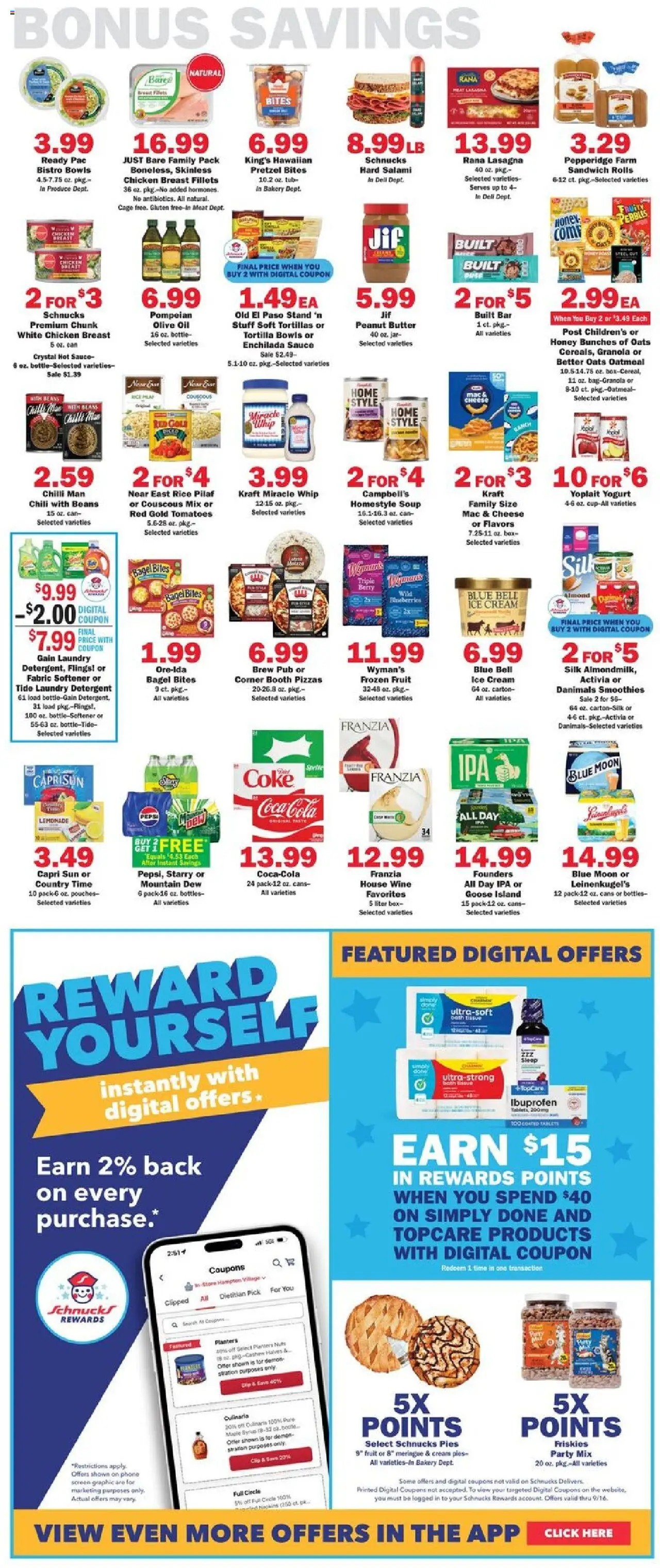 Schnucks Weekly Print Ad - IL - valid from 10.09.2025 | Page: 5 | Products: Tomatoes, Detergent, Chilli, Blueberries