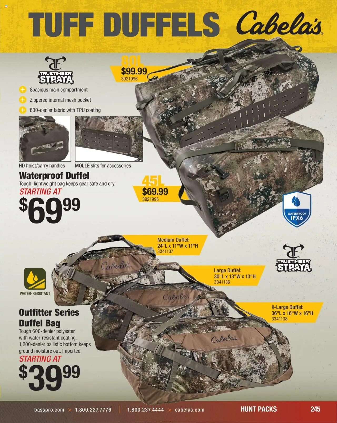 Cabela's Hunting Master 25 - valid from 11.08.2025 | Page: 245 | Products: Safe, Bag