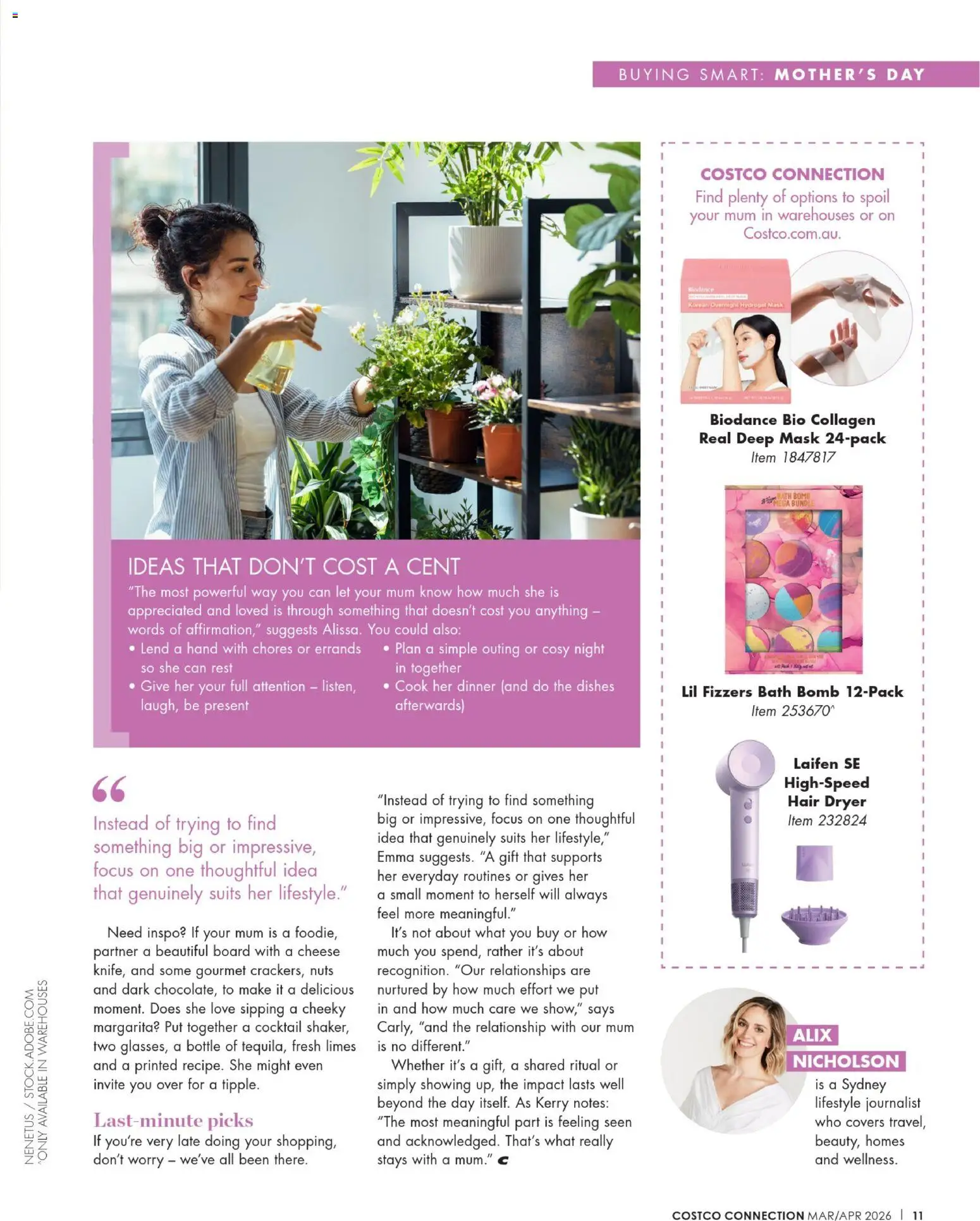 Costco catalogue - valid from 01.03.2026 | Page: 11 | Products: Bath, Nuts, Dryer, Hair dryer