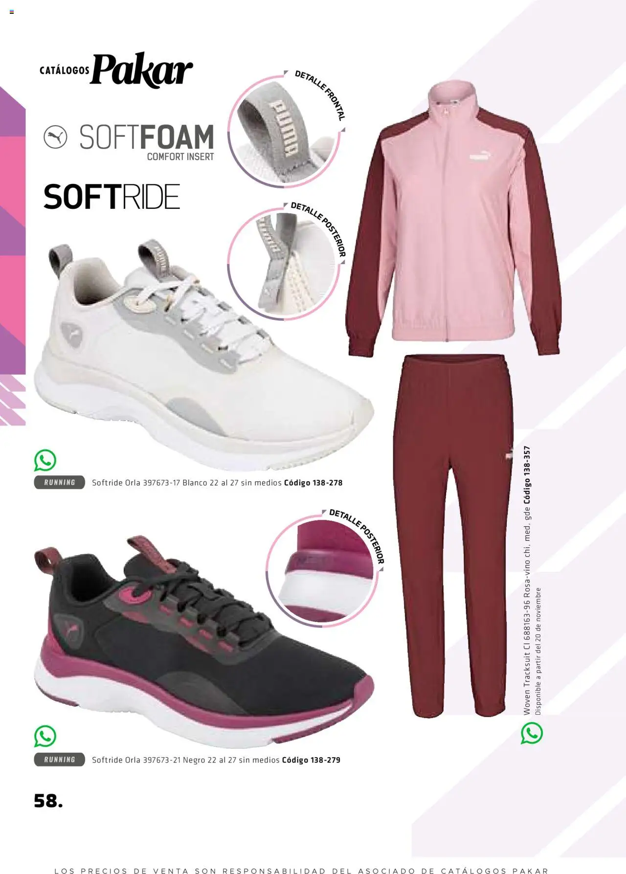 Nuevas ofertas de SC Pakar válidas en toda la República Mexicana desde el 29.08.2025. ¡Encuentra las mejores ofertas en SC Pakar - Catálogo Otoño Women! | Página: 58