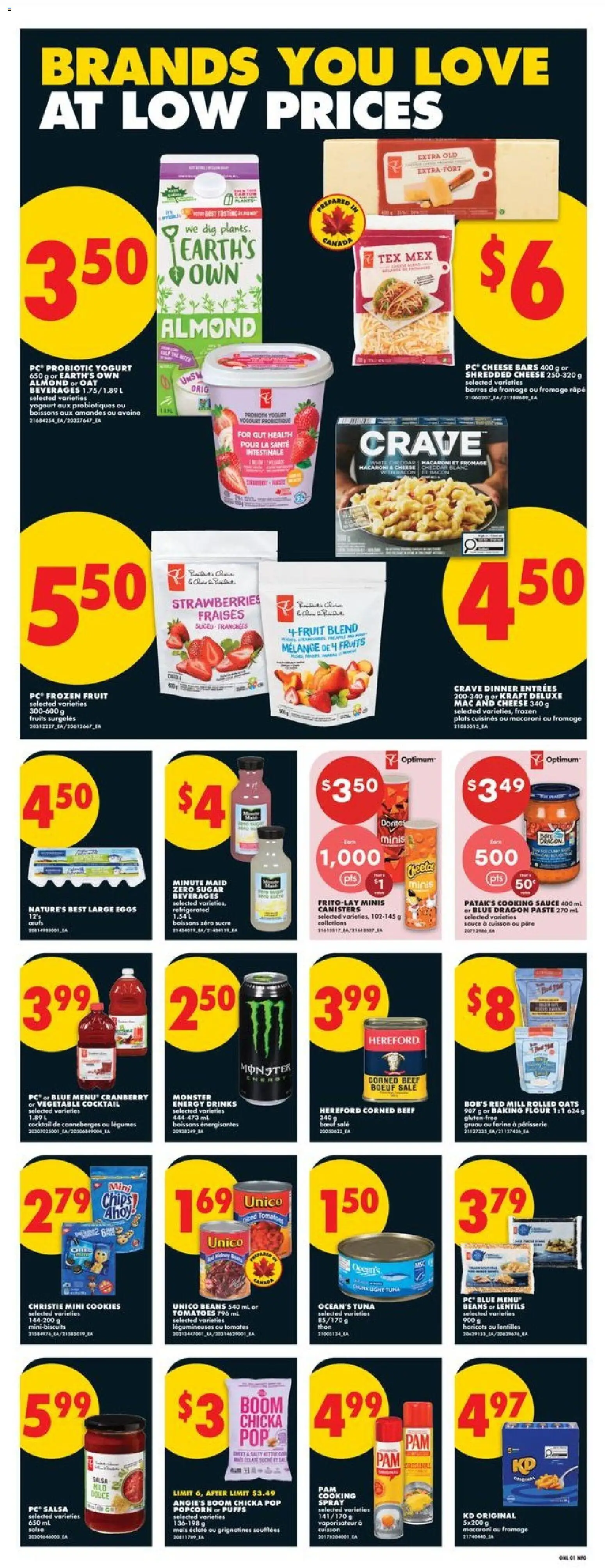 No Frills flyer valid from 09.04.2026 | Page: 6 | Products: Cookies, Cheese, Yogurt, Tomatoes