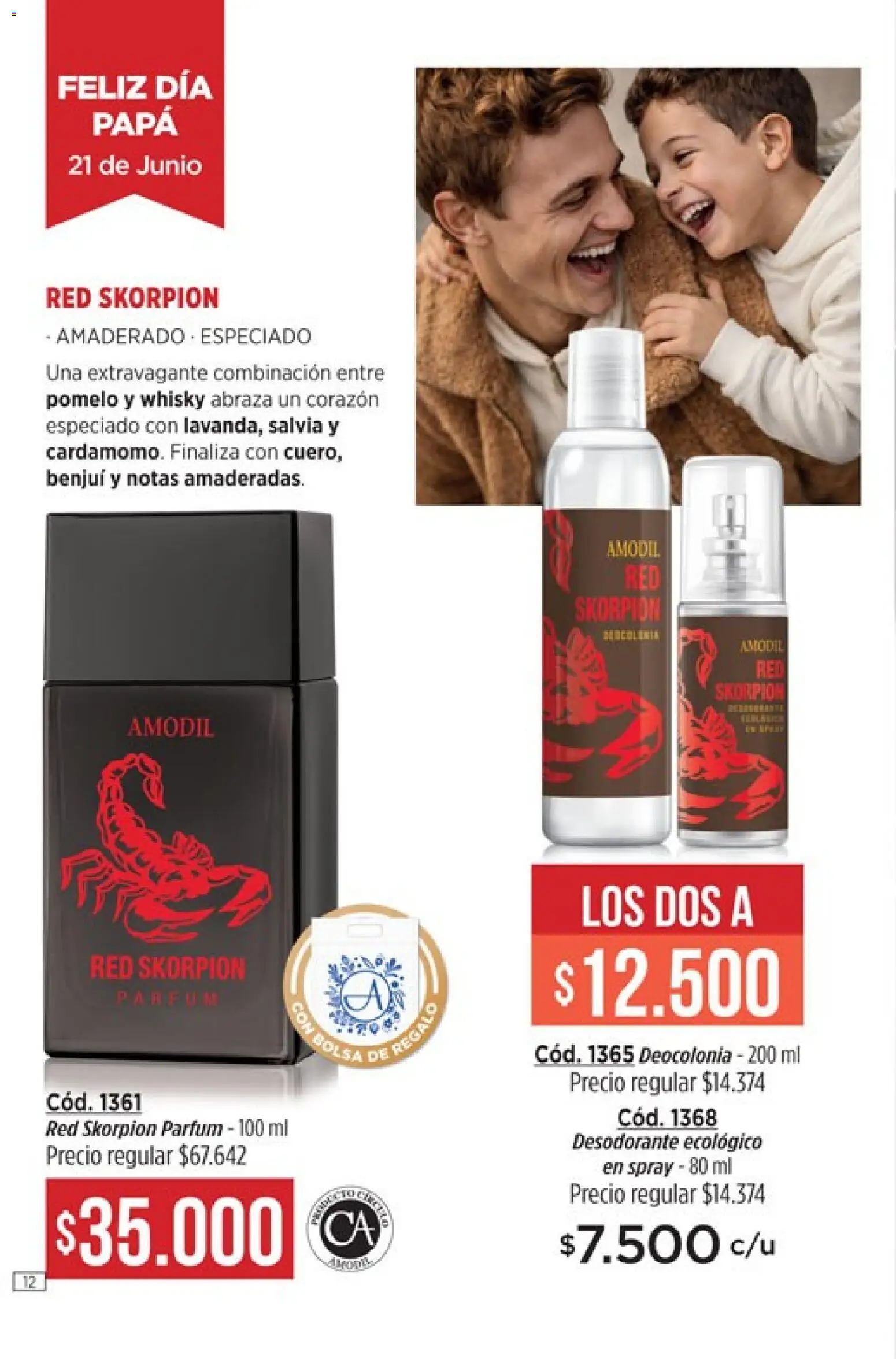 Amodil - Campaña 8 │ válido desde el 08.04.2026 | Página: 12 | Productos: Whisky, Papa, Desodorante, Pomelo