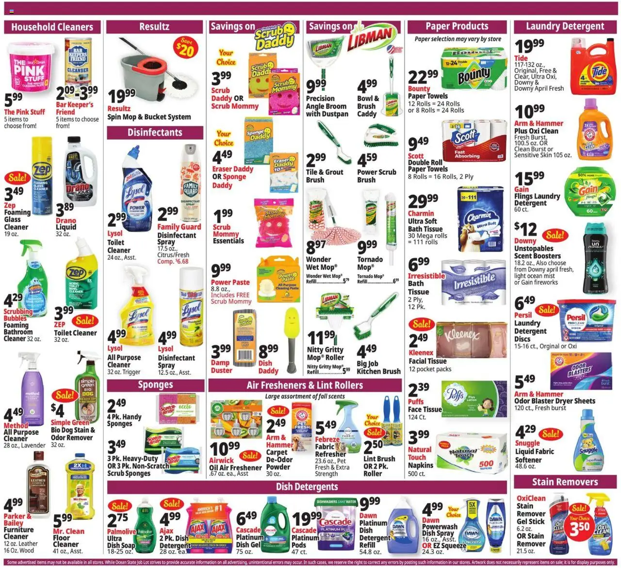 Ocean State Job Lot Weekly Ad - MA - valid from 16.10.2025 | Page: 14 | Products: Powder, Oil, Detergent, Water
