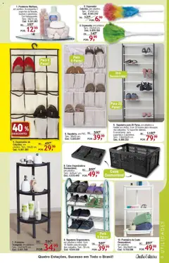 Quatro Estações Folheto - válido de 01.05.2025 | Página: 69 | Produtos: Organizador, Sapateira, Prateleira, Caixa