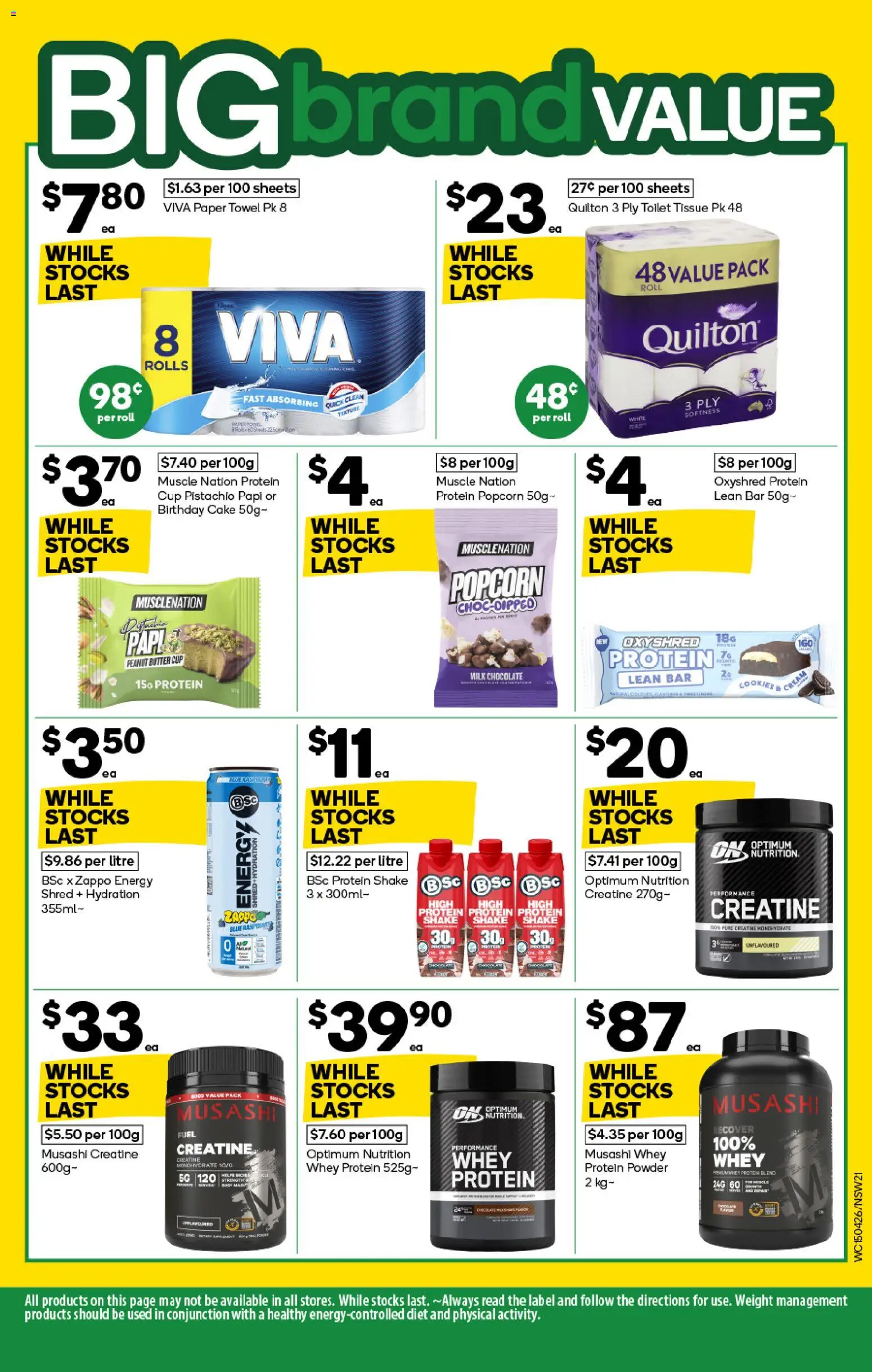 Woolworths catalogue - valid from 15.04.2026 | Page: 21 | Products: Toilet, Chocolate, Cream, Popcorn