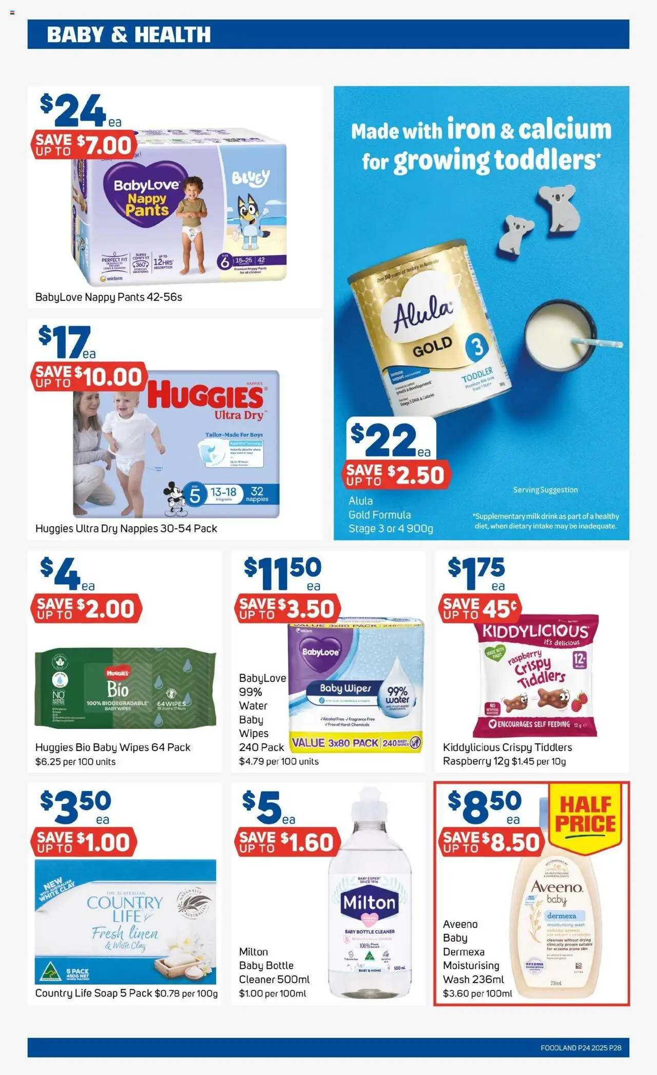 Foodland catalogue - valid from 11.06.2025 | Page: 28 | Products: Cleaner, Plant, Milk, Iron