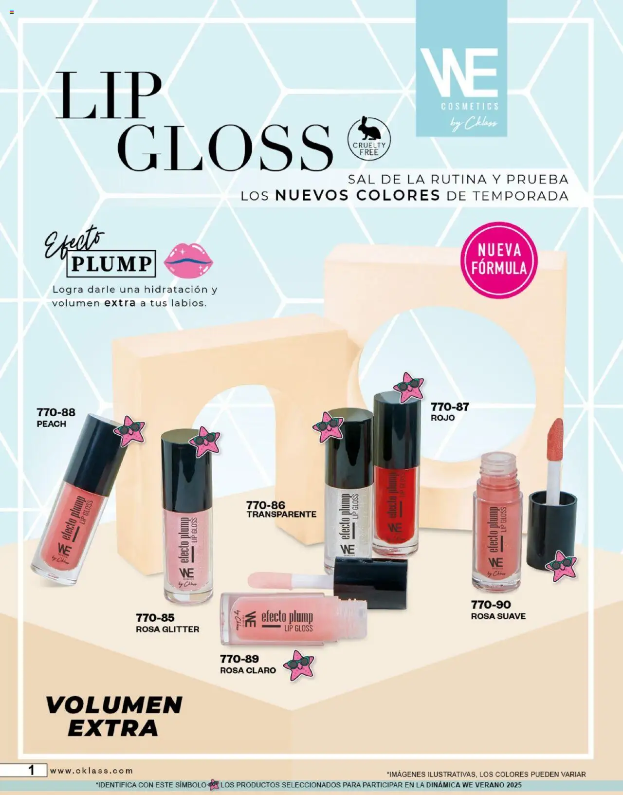 Nuevas ofertas de Cklass válidas en toda la República Mexicana desde el 14.07.2025. ¡Encuentra las mejores ofertas en Cklass catálogo We Cosmetics! | Página: 2 | Productos: Sal, Glitter