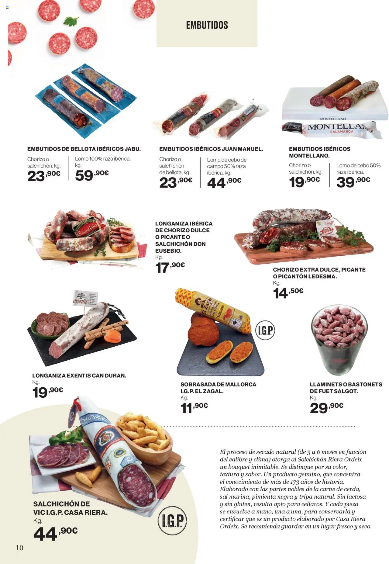 Nuevas ofertas de El Corte Inglés válidas en toda la República Mexicana desde el 11.09.2025. ¡Encuentra las mejores ofertas en El Corte Inglés - Catálogo Mucho más para ti ! | Página: 10 | Productos: Sal, Pimienta, Chorizo