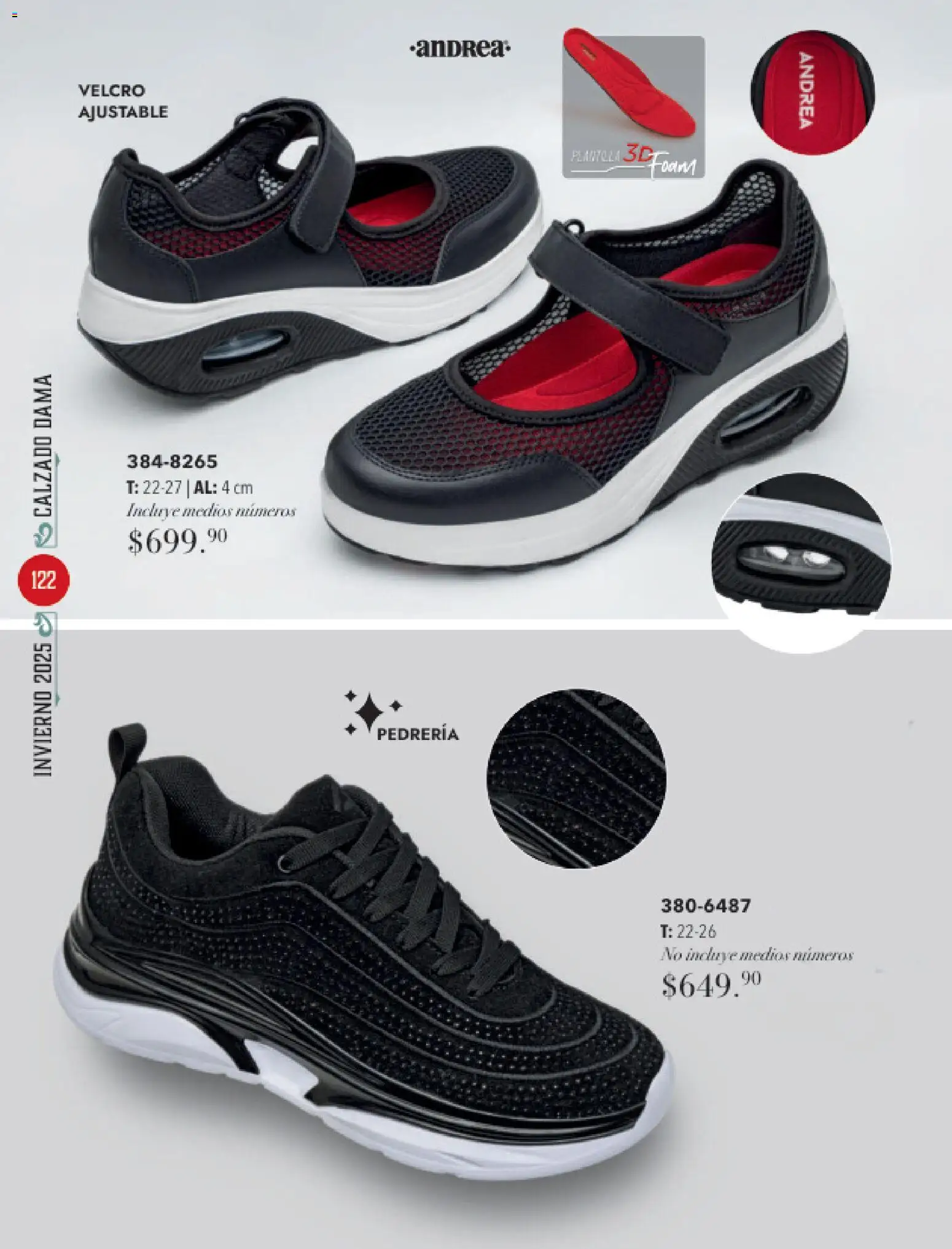 Nuevas ofertas de Andrea válidas en toda la República Mexicana desde el 26.11.2025. ¡Encuentra las mejores ofertas en Andrea catálogo Invierno! | Página: 122