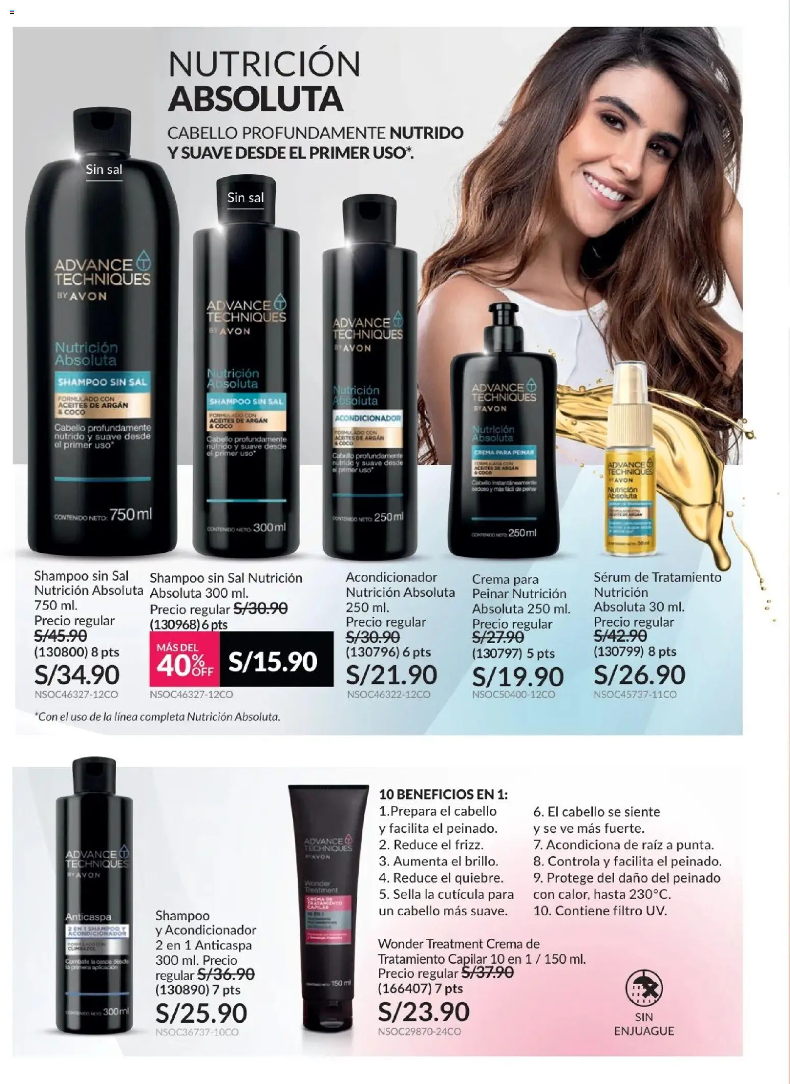 Catálogo Avon válido desde 01.02.2026 | Página: 172 | Productos: Shampoo, Acondicionador, Crema