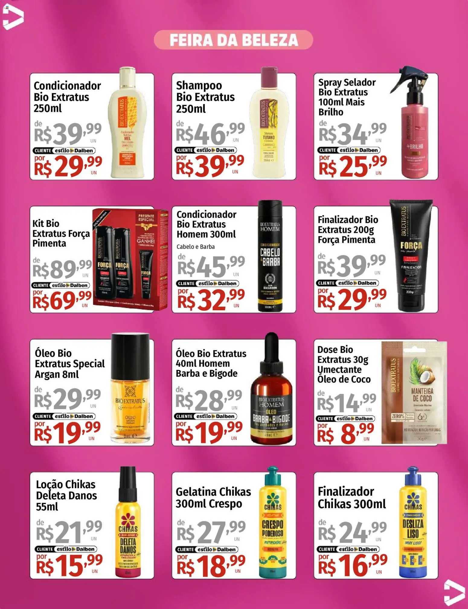 Supermercado Dalben Folheto - válido de 20.11.2025 | Página: 4 | Produtos: Coco, Shampoo, Selador, Óleo