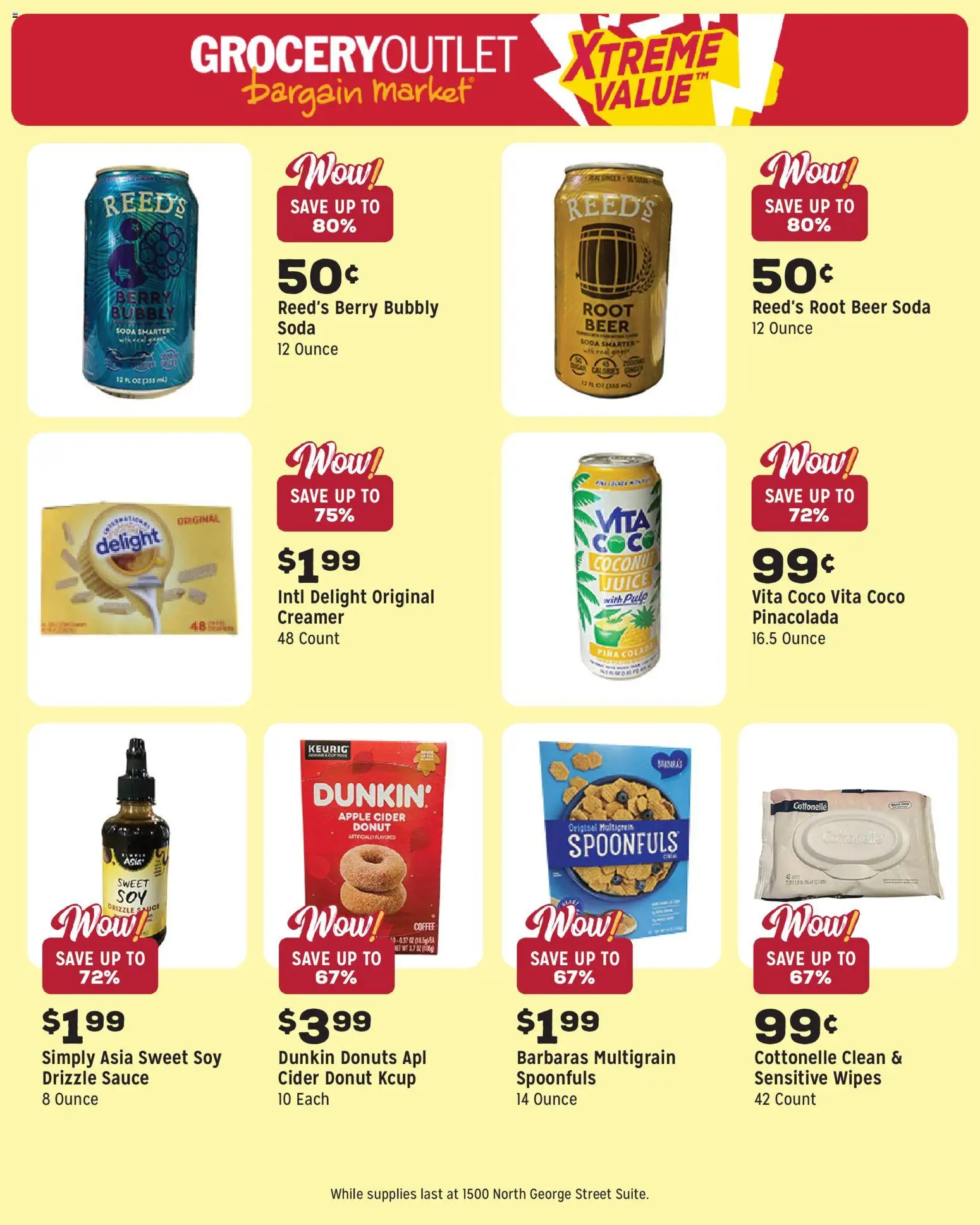 Grocery Outlet Weekly Ad - PA - valid from 18.03.2026 | Page: 11 | Products: Cider, Coffee, Beer, Sauce