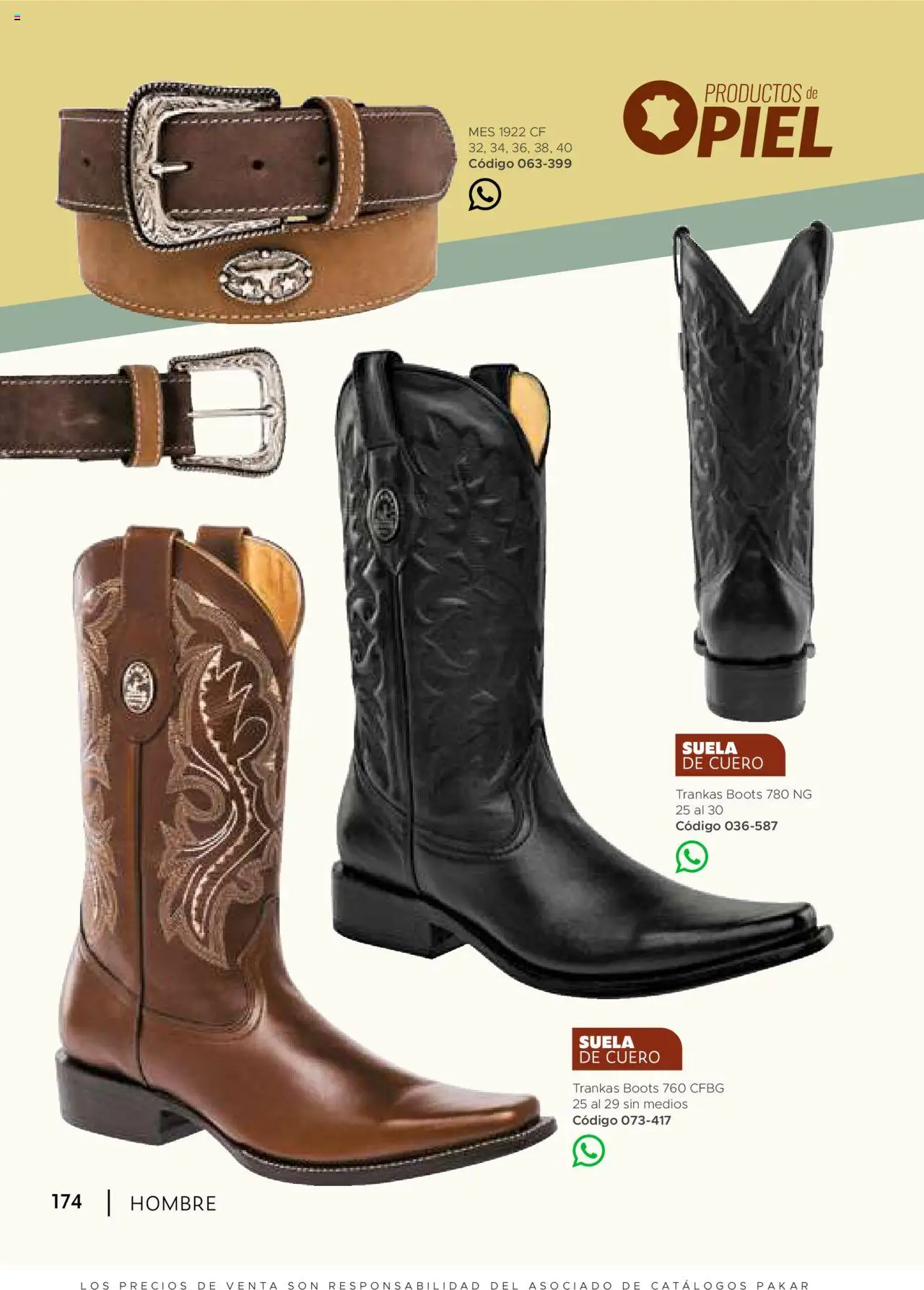 Nuevas ofertas de SC Pakar válidas en toda la República Mexicana desde el 24.07.2025. ¡Encuentra las mejores ofertas en SC Pakar - Catálogo Hombre otoño / invierno! | Página: 174