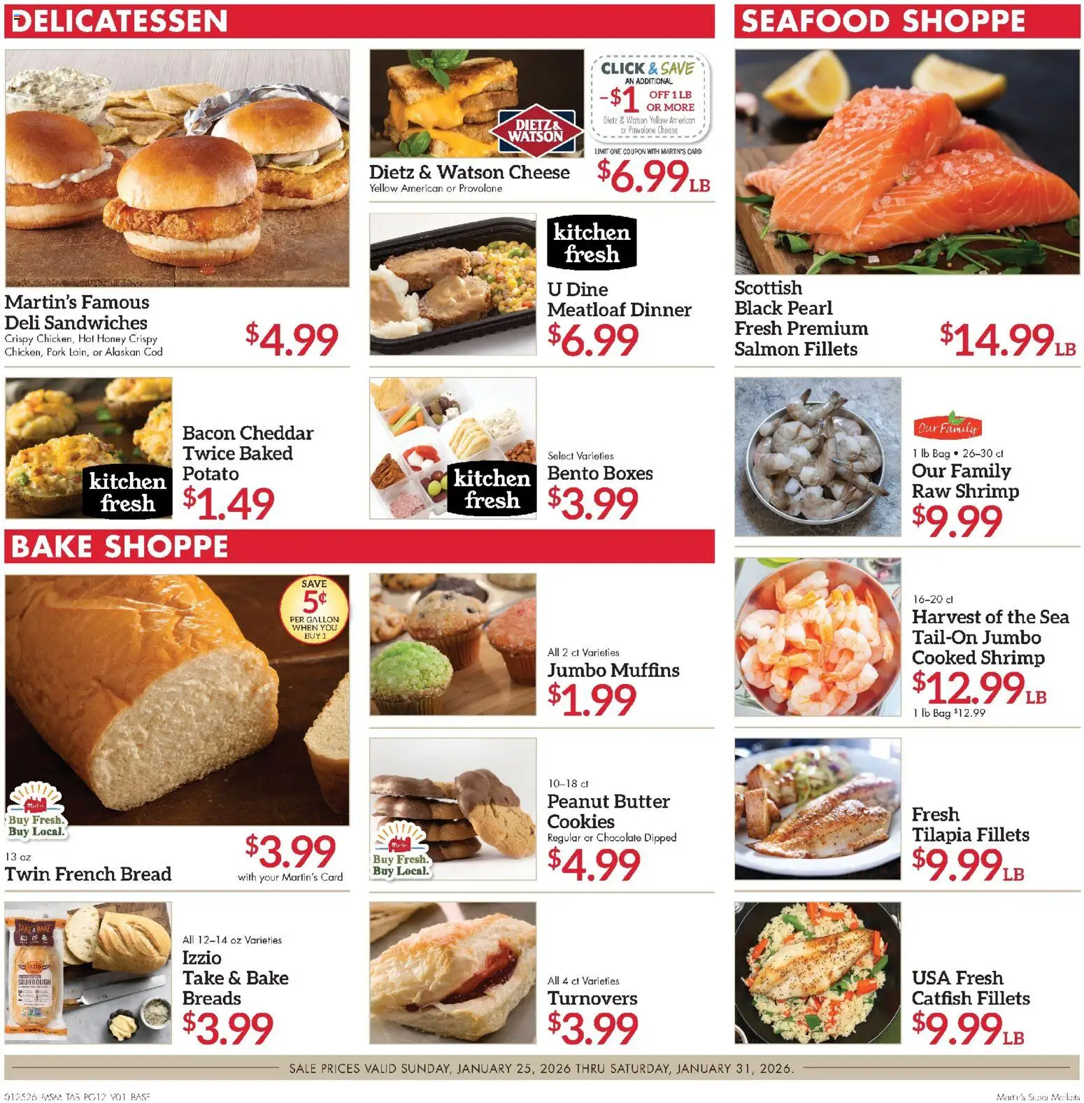 Martin’s Weekly Ad - valid from 25.01.2026 | Page: 12 | Products: Butter, Chocolate, Pork, Bag