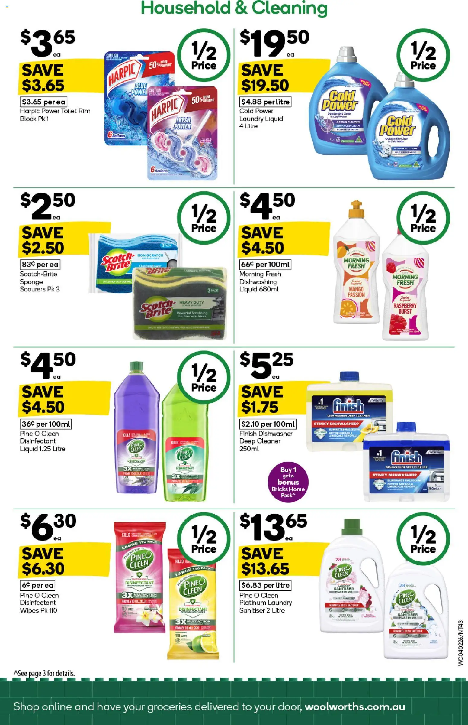 Woolworths catalogue - valid from 04.02.2026 | Page: 43 | Products: Household, Water, Scotch, Laundry
