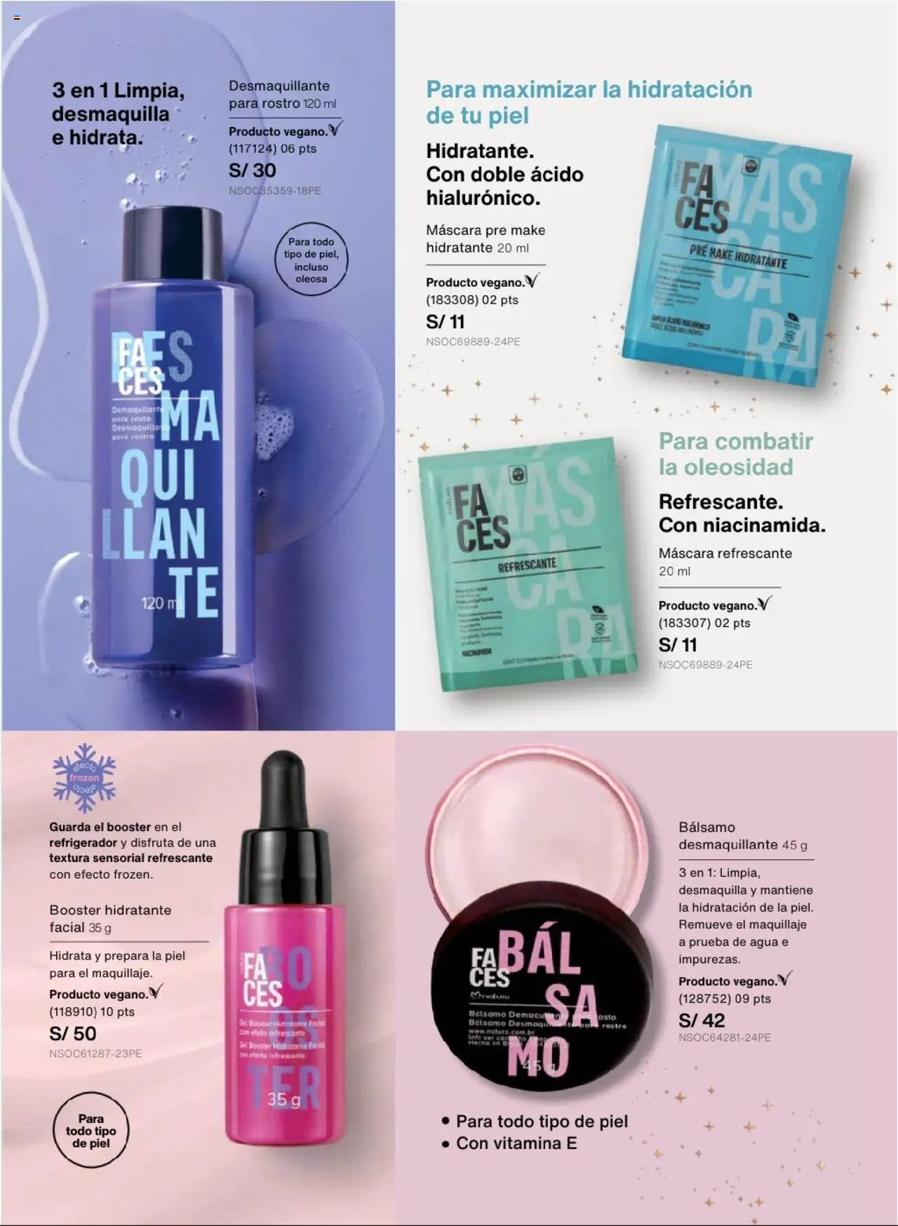 Catálogo Natura válido desde 03.10.2025 | Página: 123 | Productos: Máscara, Refrigerador, Maquillaje