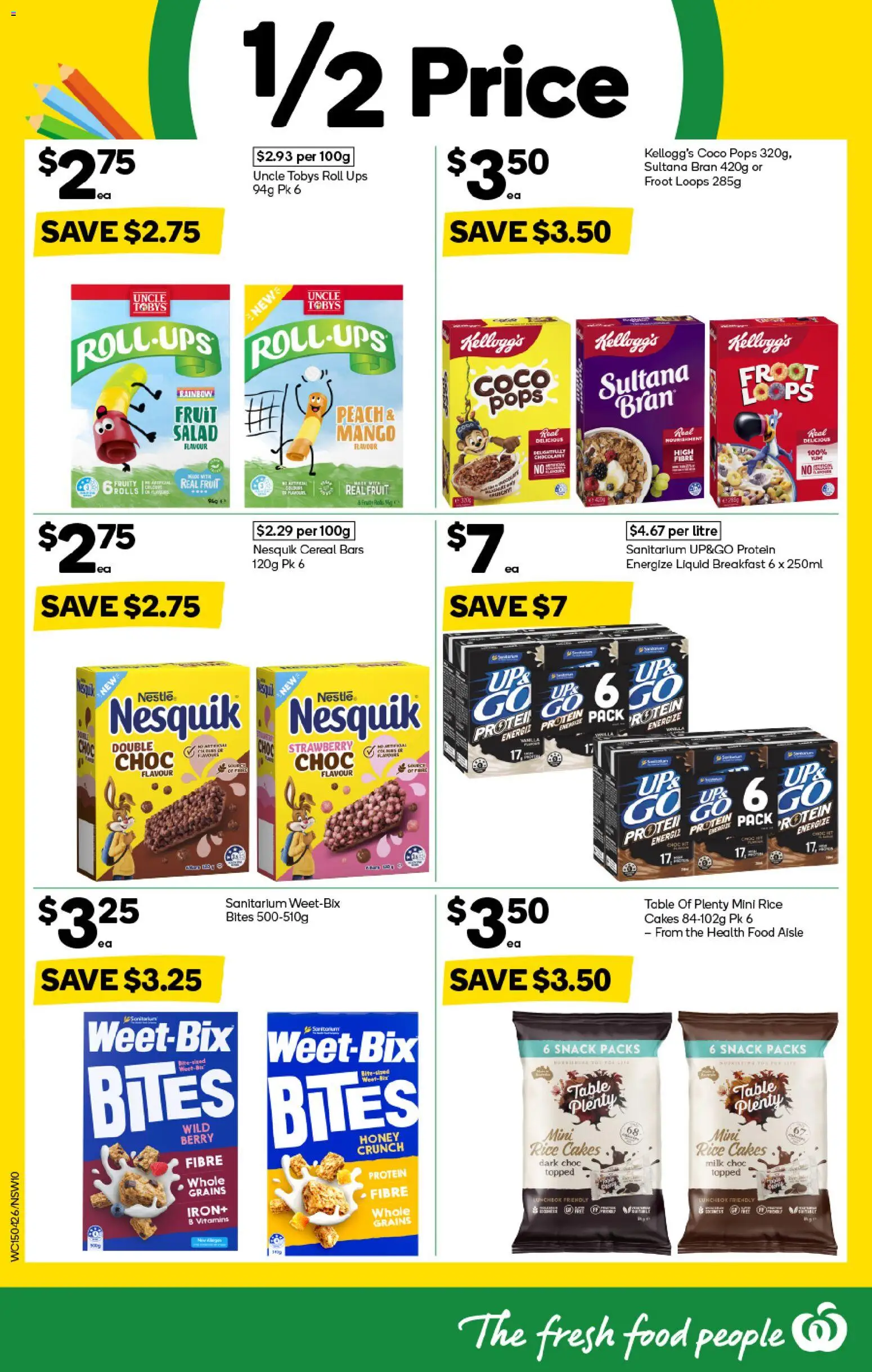 Woolworths catalogue - valid from 15.04.2026 | Page: 10 | Products: Table, Rice, Peach, UPS