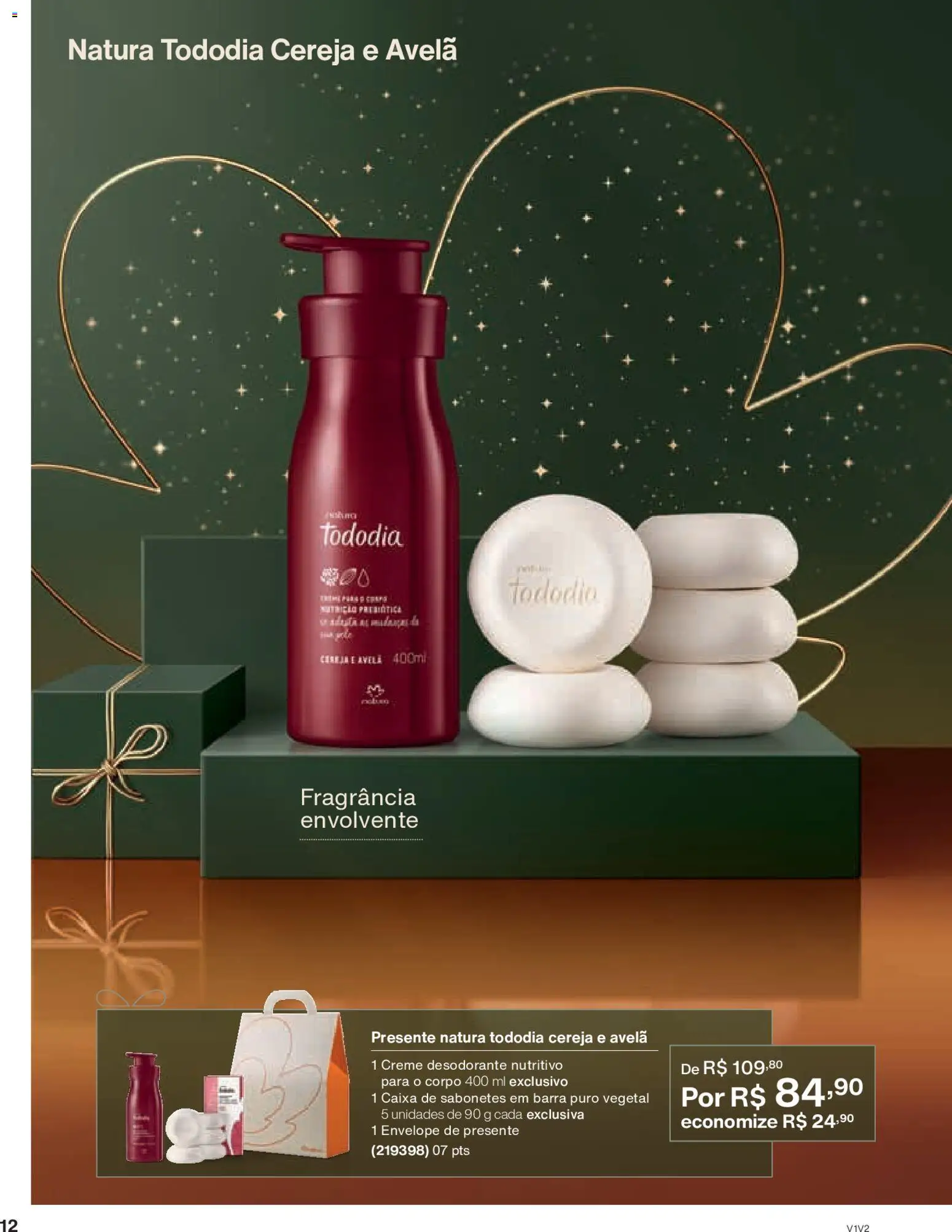 Natura Folheto - válido de 26.11.2025 | Página: 12 | Produtos: Fragrância, Desodorante, Caixa, Avelã