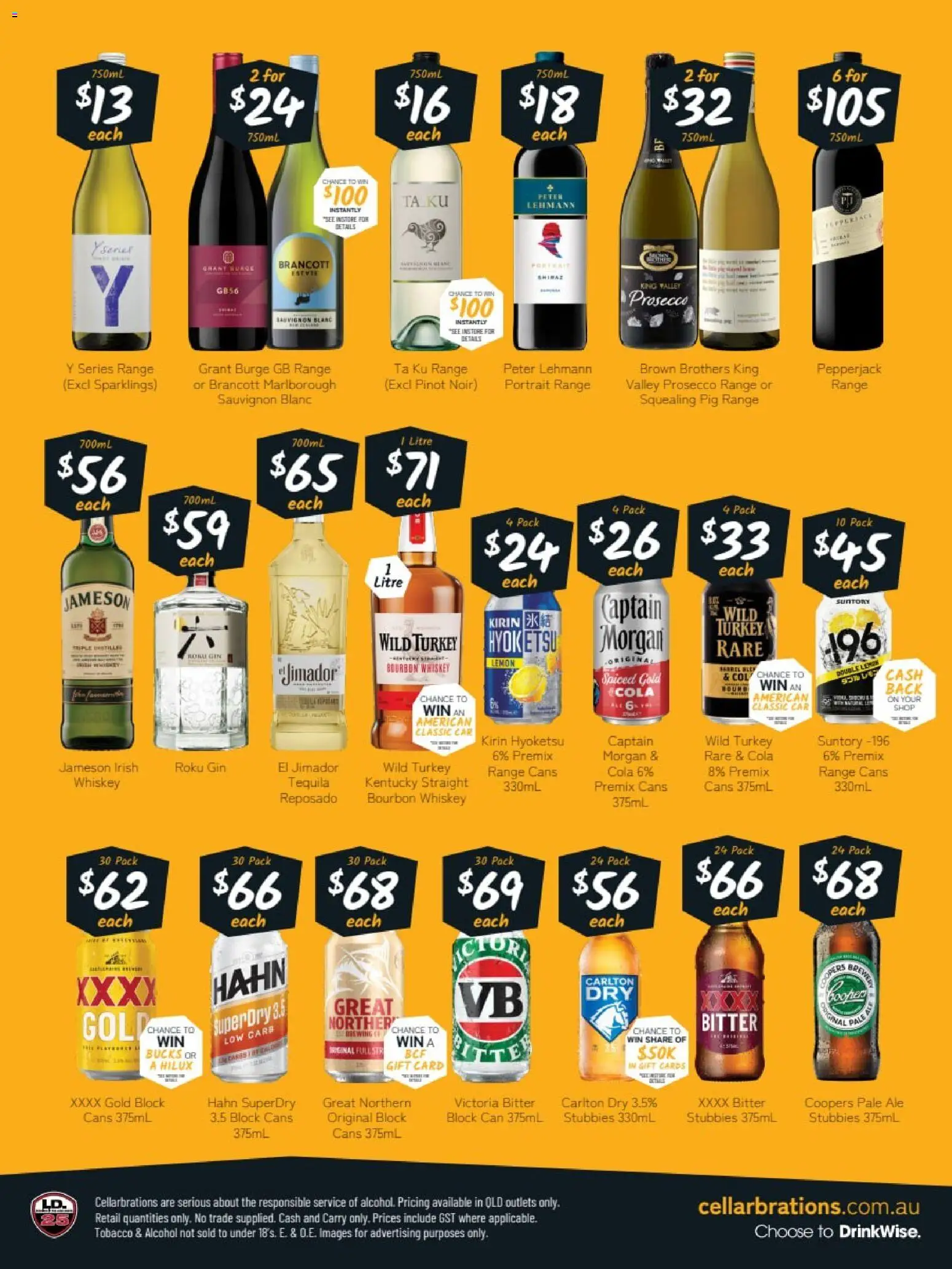 Cellarbrations catalogue - valid from 06.04.2026 | Page: 2 | Products: Bourbon, Gin, Lemon, Turkey