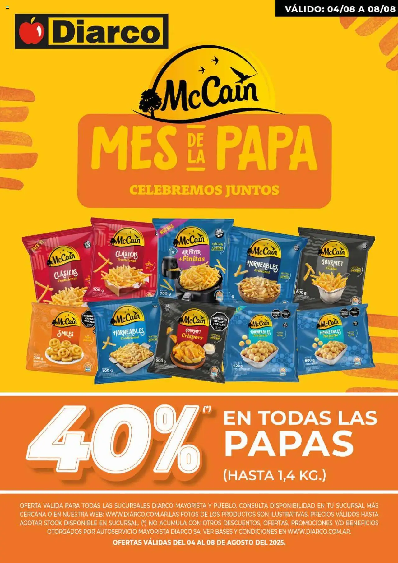 Diarco Mes de la papa │ válido desde el 04.08.2025 | Página: 1 | Productos: Papa