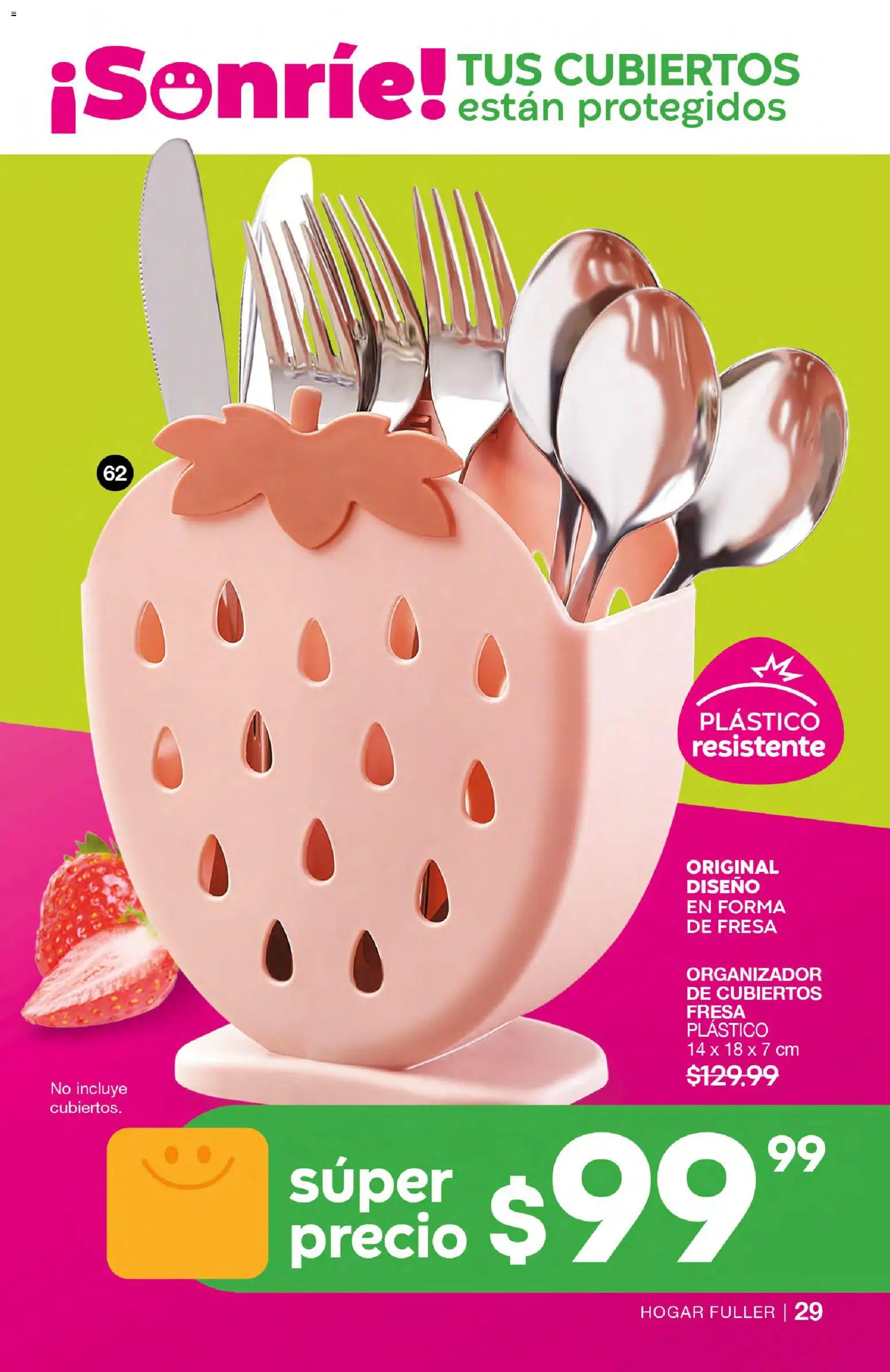 Nuevas ofertas de Fuller válidas en toda la República Mexicana desde el 18.03.2026. ¡Encuentra las mejores ofertas en Fuller campaña 25 2026! | Página: 29 | Productos: Fresa, Organizador