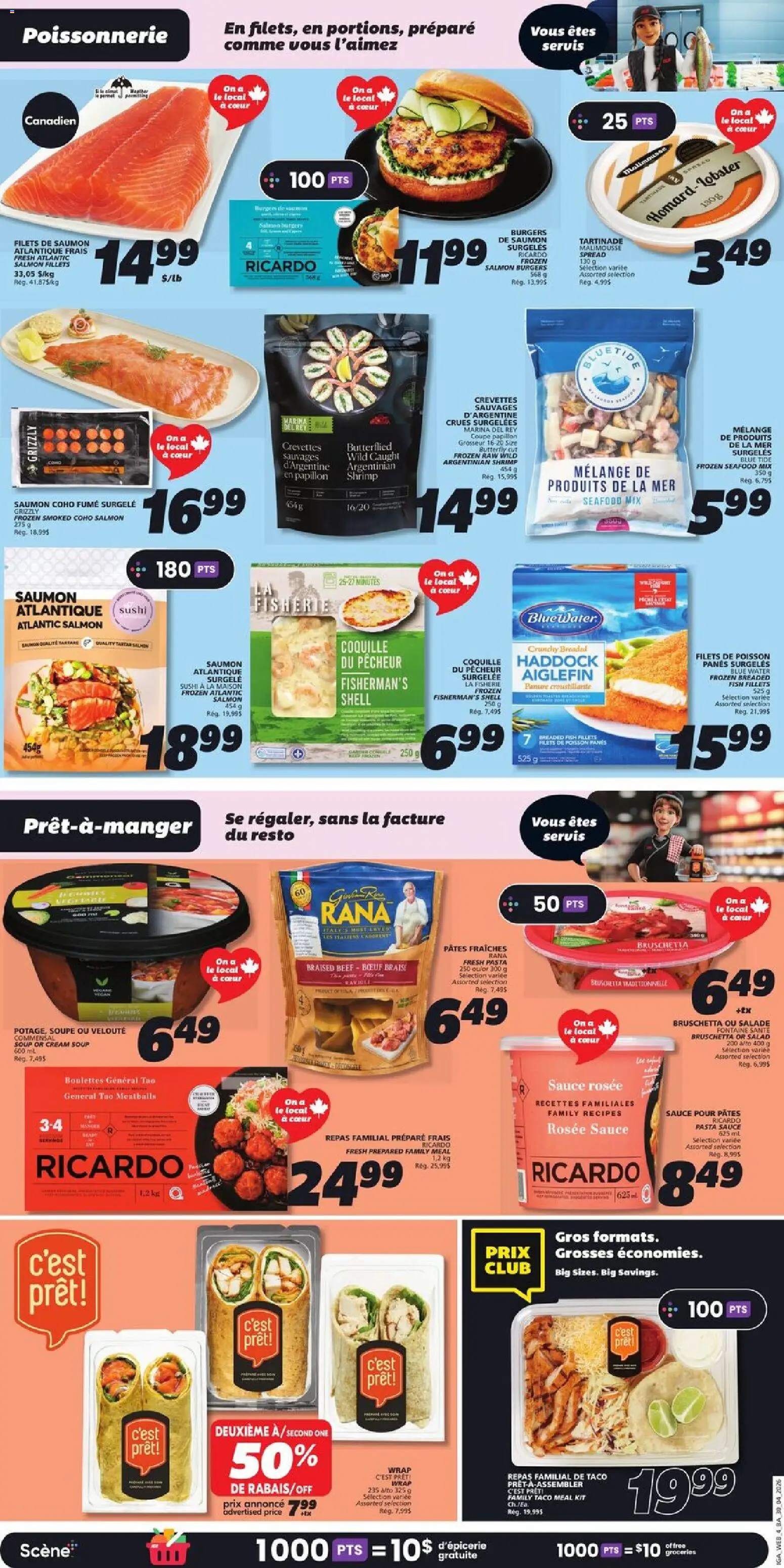 IGA flyer valid from 30.04.2026 | Page: 7 | Products: Beef, Pasta, Cream, Salad