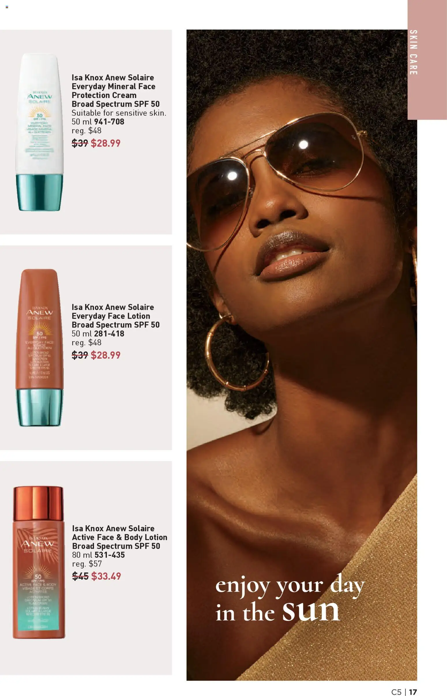 Avon flyer valid from 26.02.2026 | Page: 17 | Products: Cream, Sunscreen, Body lotion